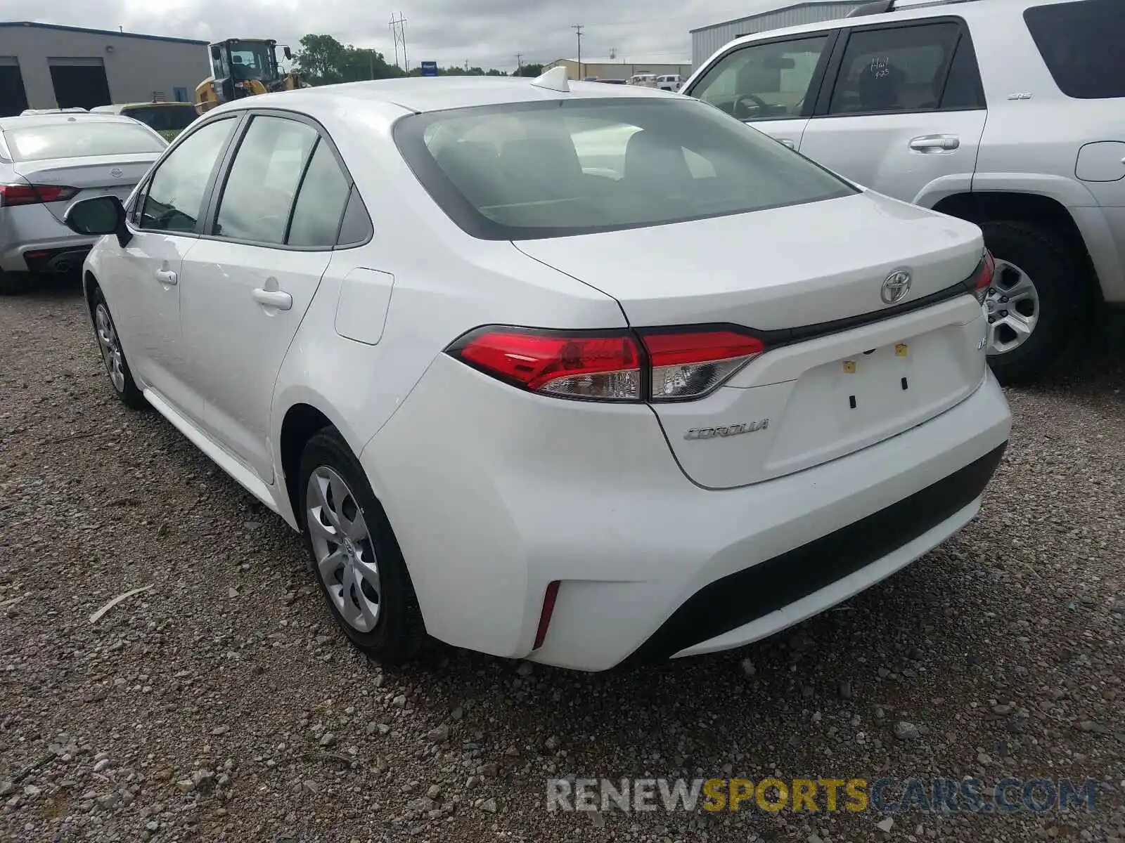 3 Photograph of a damaged car JTDEPRAE1LJ035354 TOYOTA COROLLA 2020