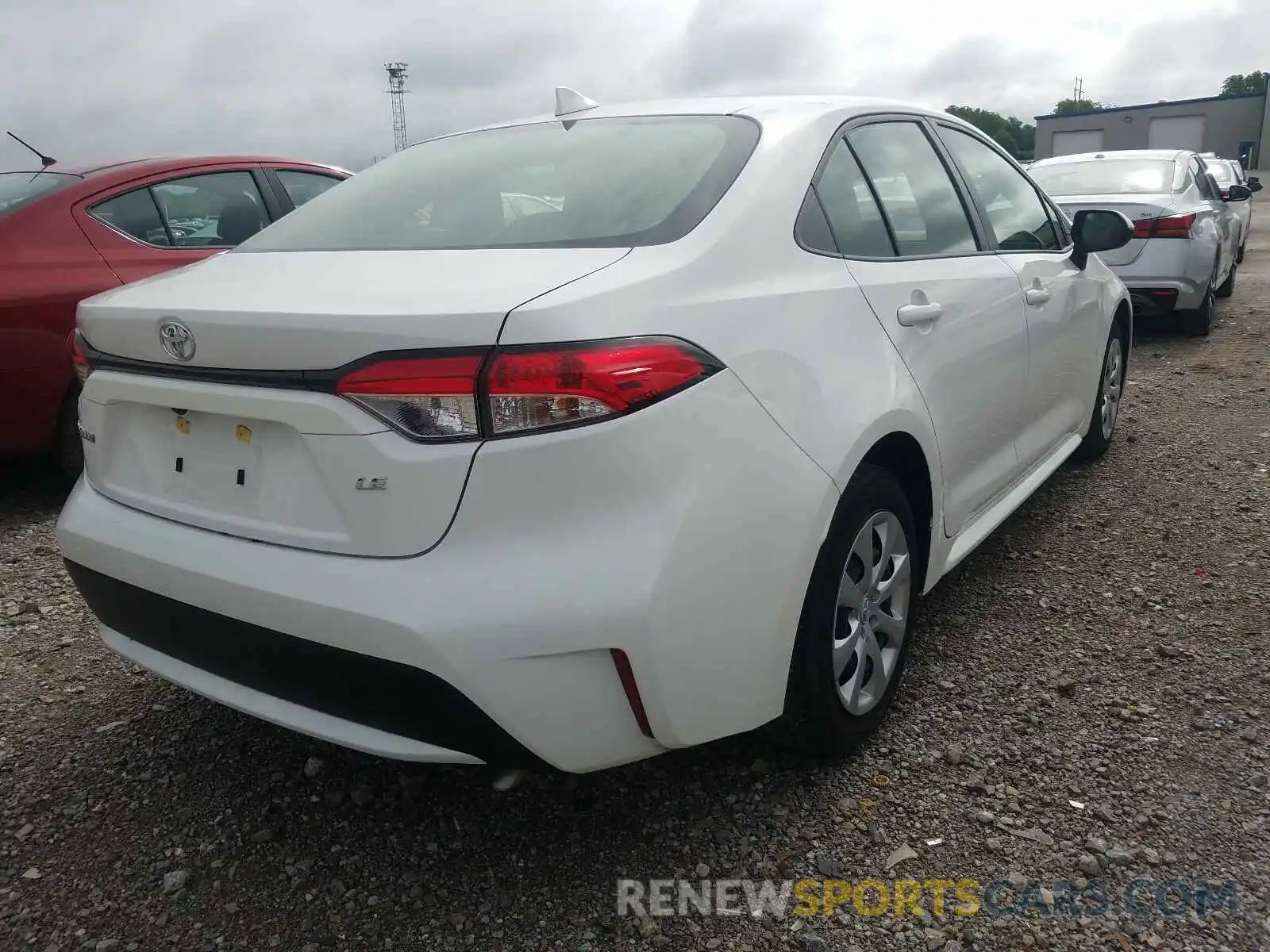 4 Photograph of a damaged car JTDEPRAE1LJ035354 TOYOTA COROLLA 2020