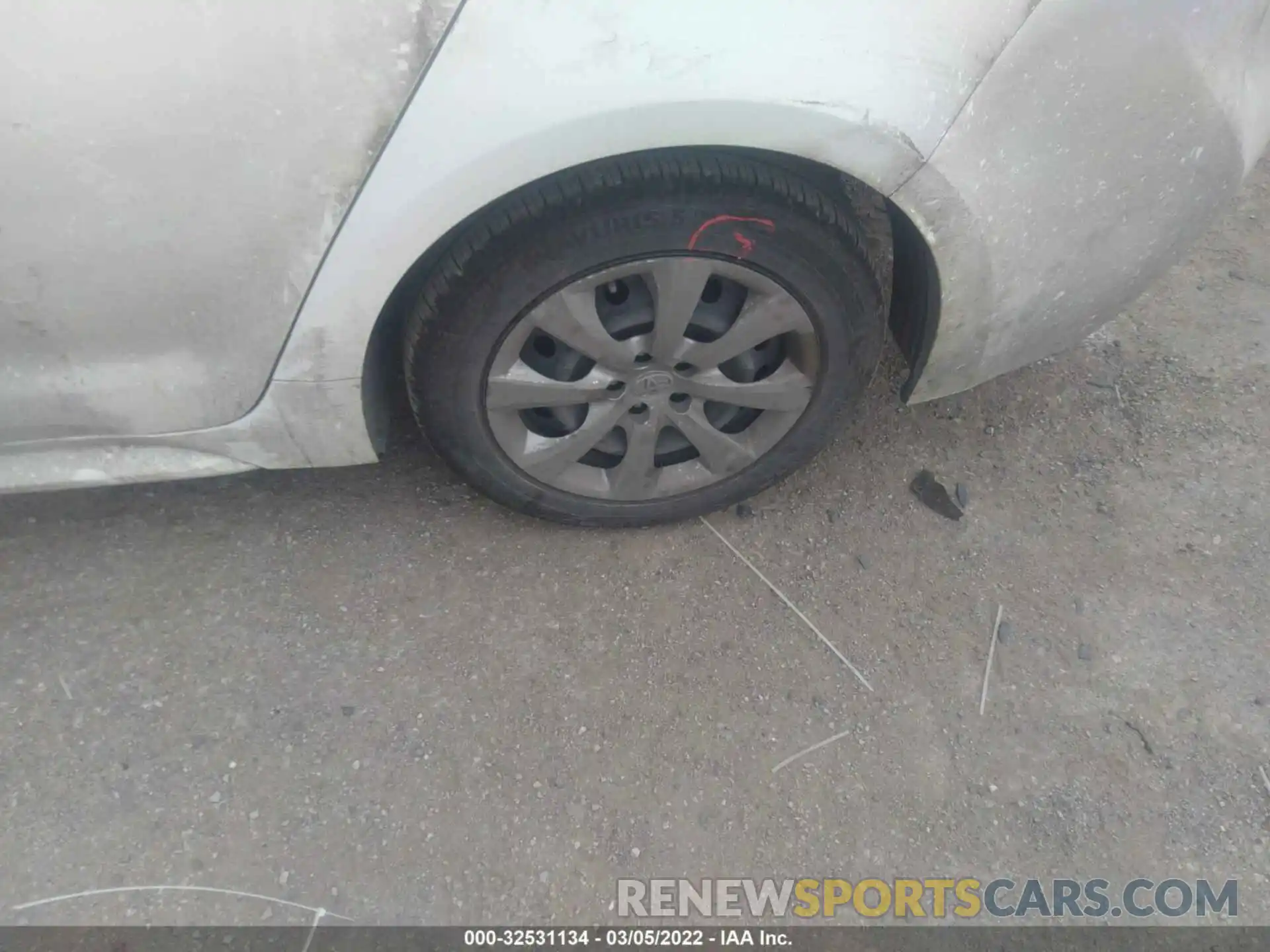 13 Photograph of a damaged car JTDEPRAE1LJ035855 TOYOTA COROLLA 2020