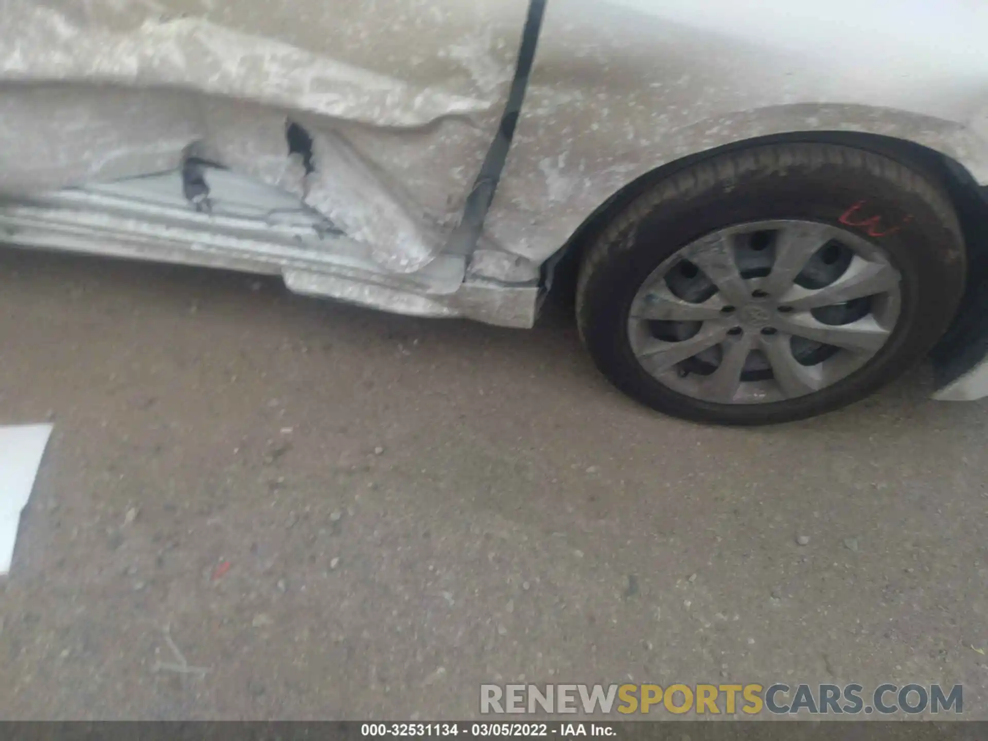 14 Photograph of a damaged car JTDEPRAE1LJ035855 TOYOTA COROLLA 2020