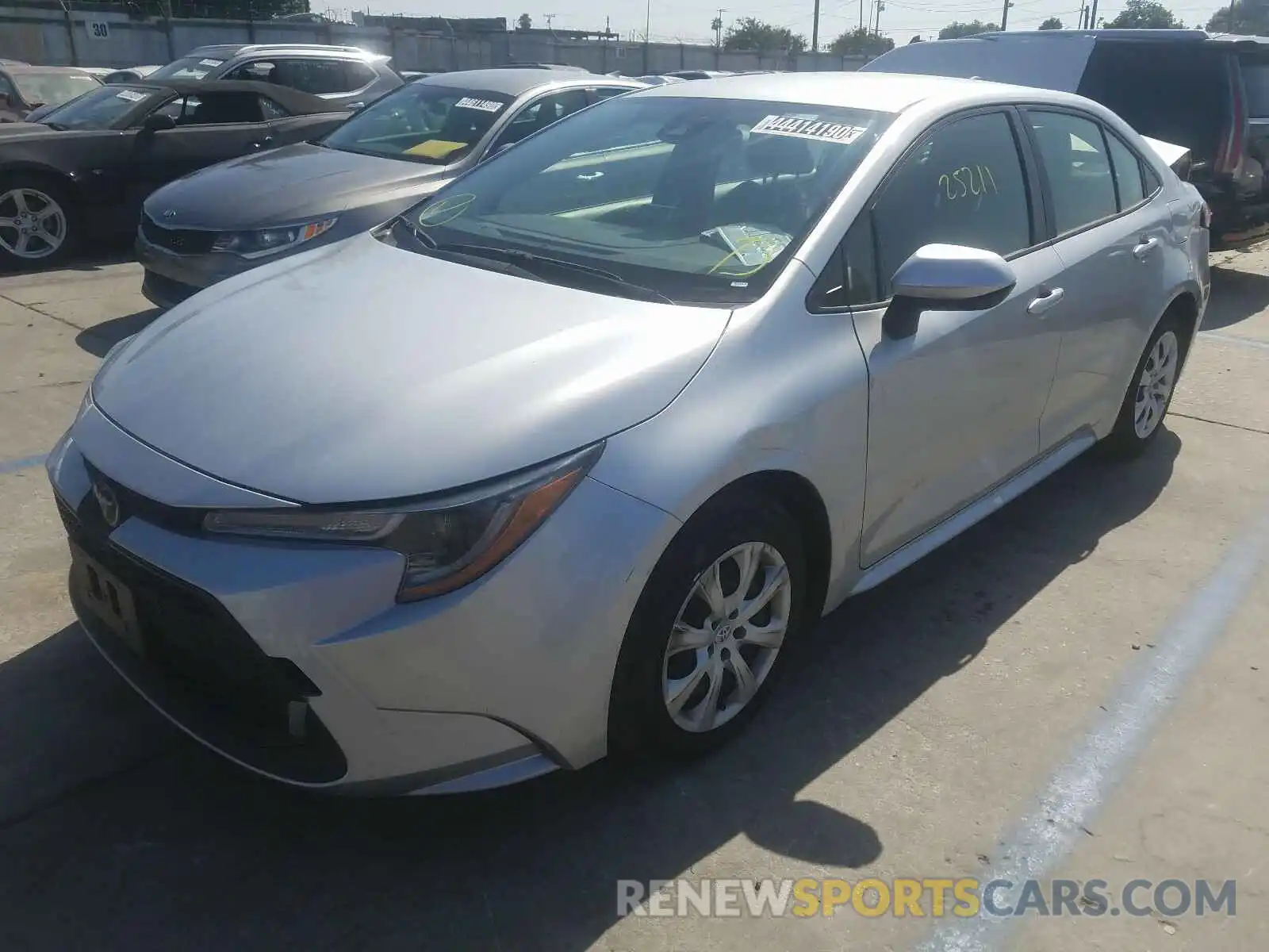 2 Photograph of a damaged car JTDEPRAE1LJ036164 TOYOTA COROLLA 2020