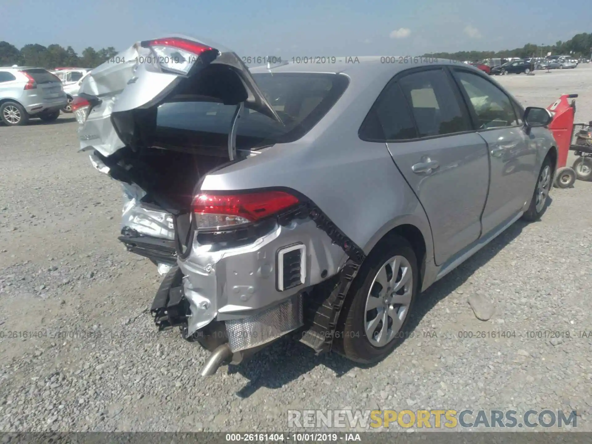 4 Photograph of a damaged car JTDEPRAE1LJ036312 TOYOTA COROLLA 2020