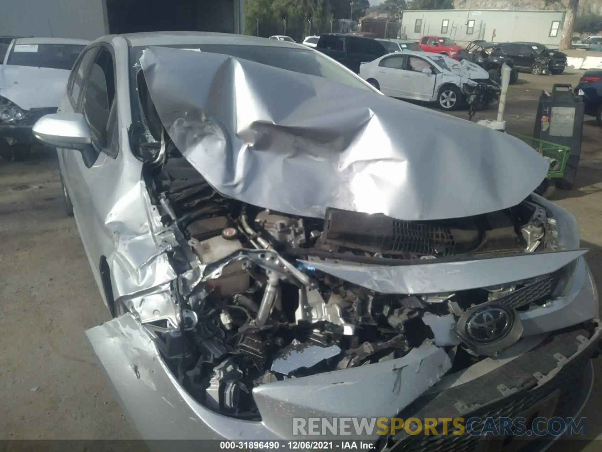 6 Photograph of a damaged car JTDEPRAE1LJ036455 TOYOTA COROLLA 2020