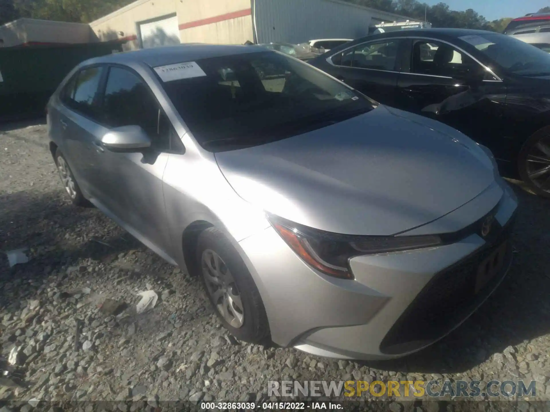 1 Photograph of a damaged car JTDEPRAE1LJ036679 TOYOTA COROLLA 2020