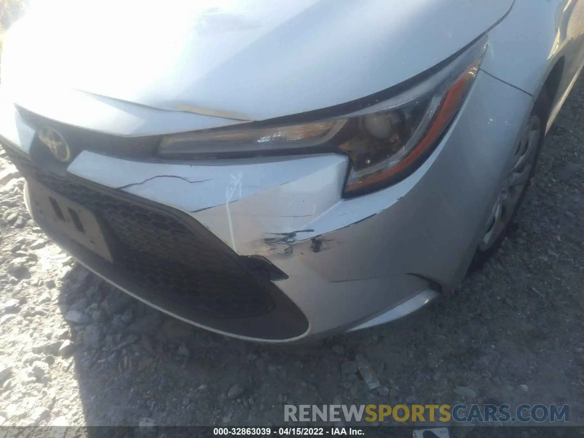 6 Photograph of a damaged car JTDEPRAE1LJ036679 TOYOTA COROLLA 2020