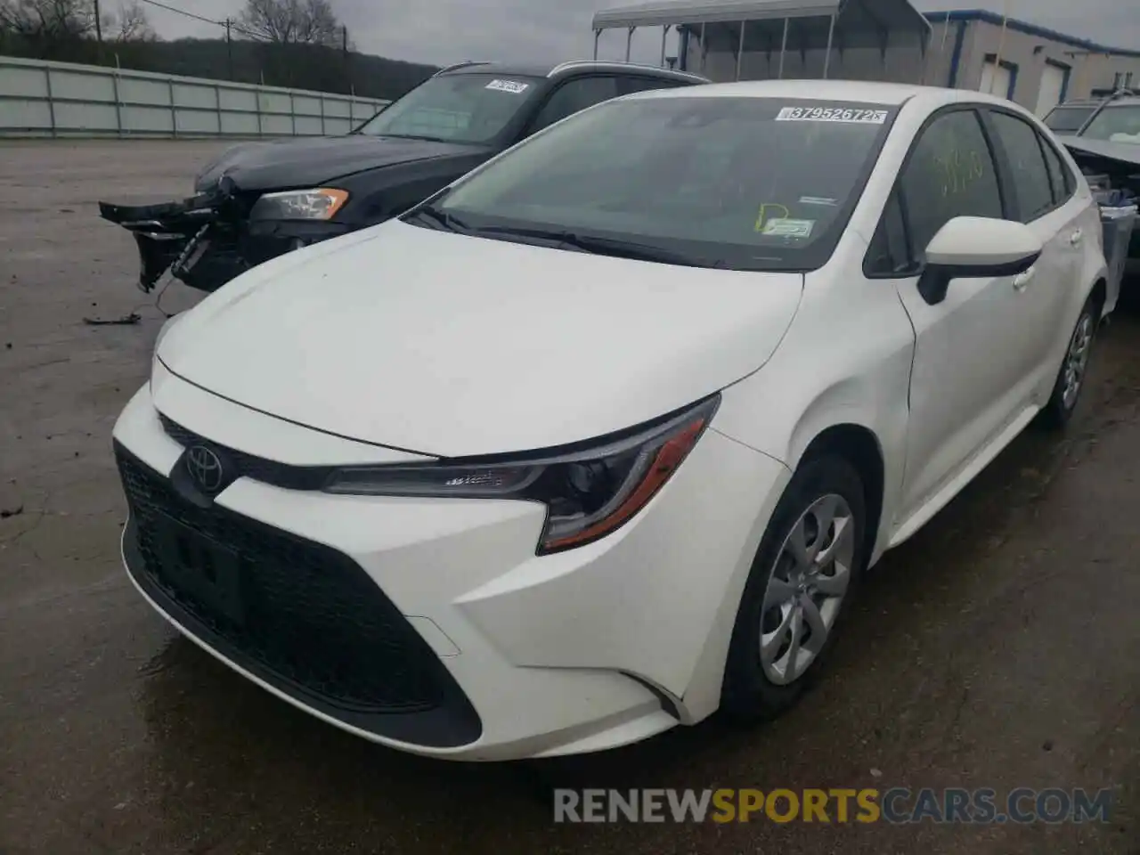 2 Photograph of a damaged car JTDEPRAE1LJ036777 TOYOTA COROLLA 2020