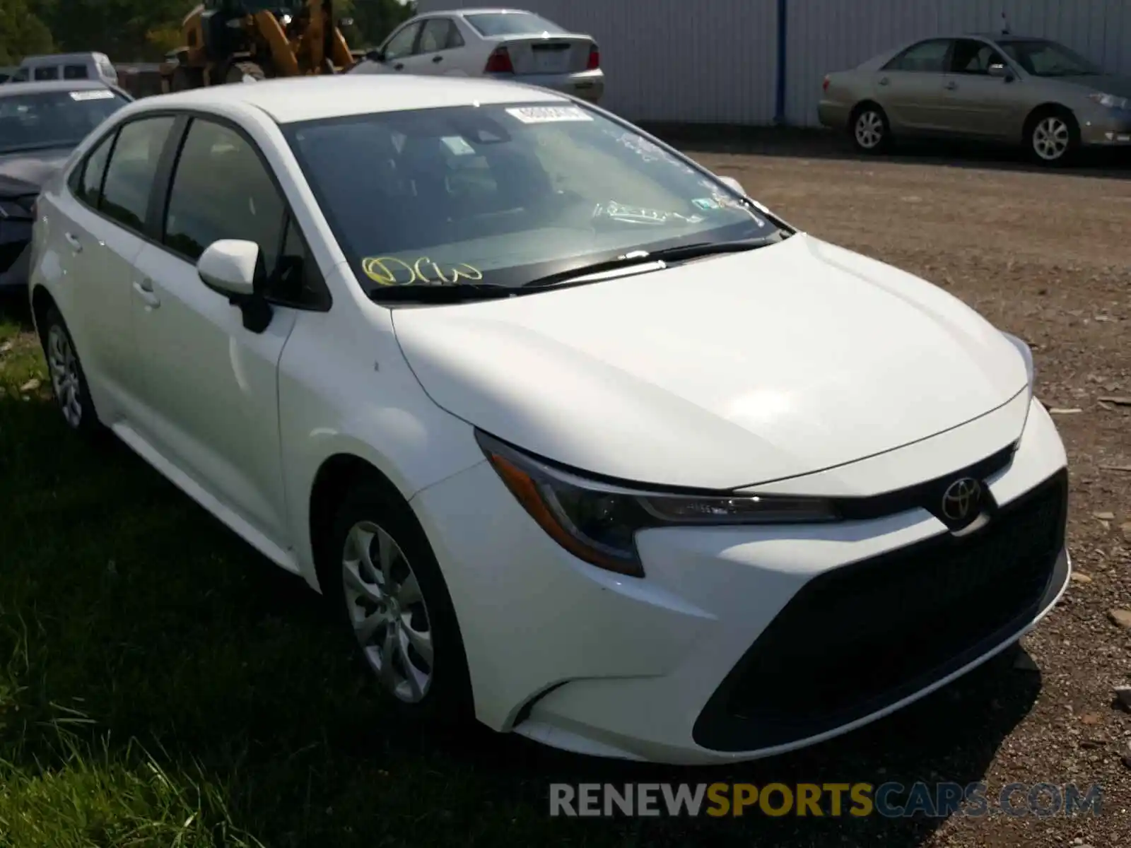 1 Photograph of a damaged car JTDEPRAE1LJ037136 TOYOTA COROLLA 2020