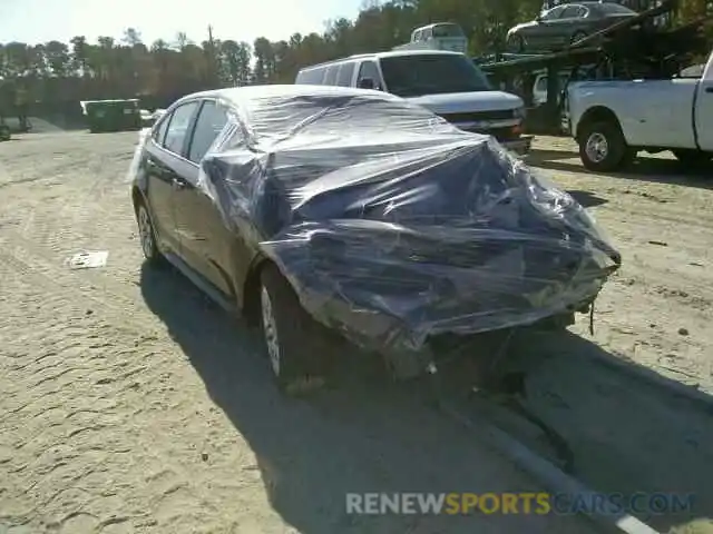 1 Photograph of a damaged car JTDEPRAE1LJ037413 TOYOTA COROLLA 2020