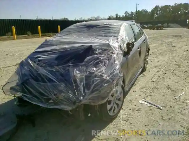 2 Photograph of a damaged car JTDEPRAE1LJ037413 TOYOTA COROLLA 2020