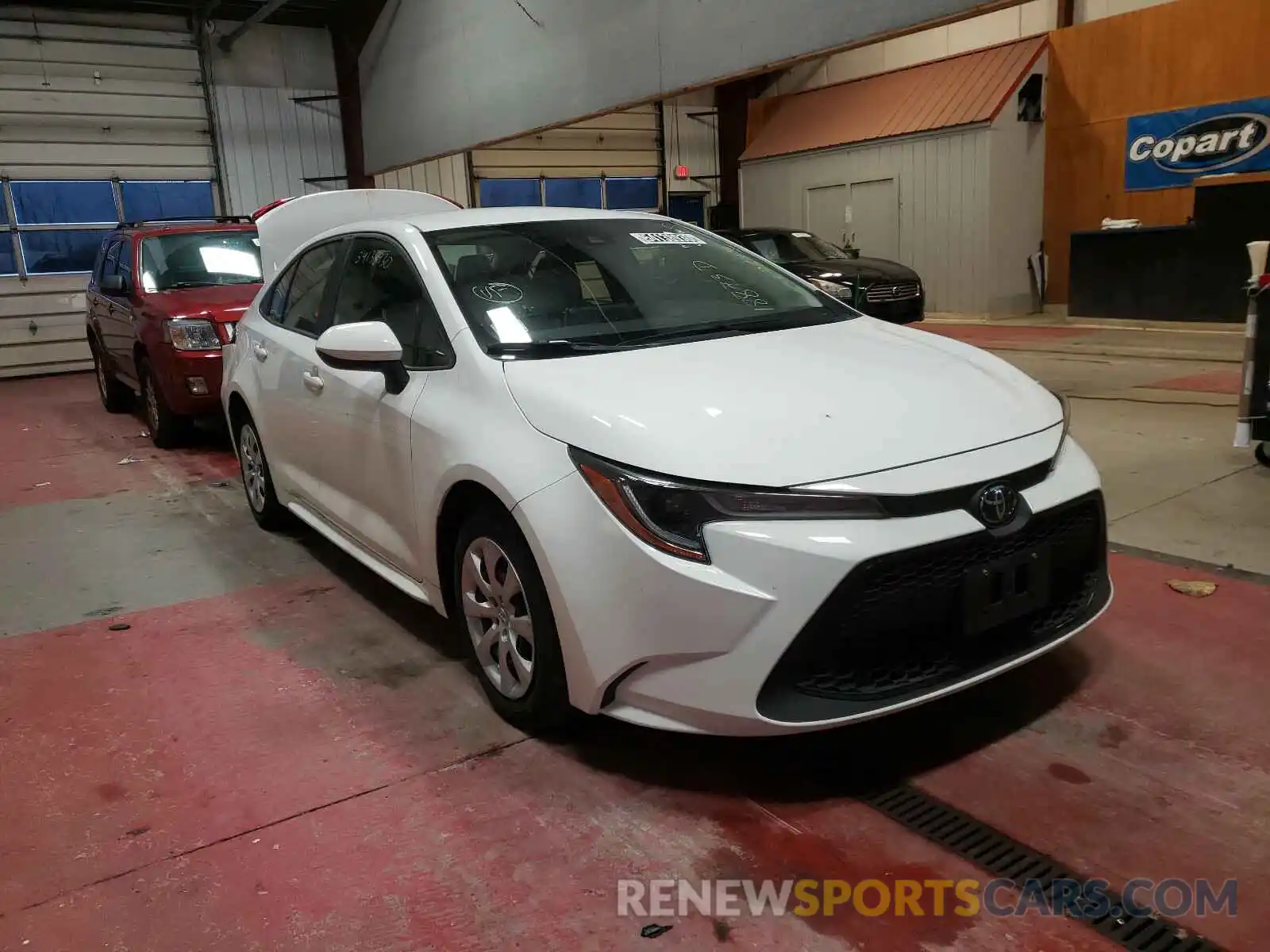 1 Photograph of a damaged car JTDEPRAE1LJ037637 TOYOTA COROLLA 2020