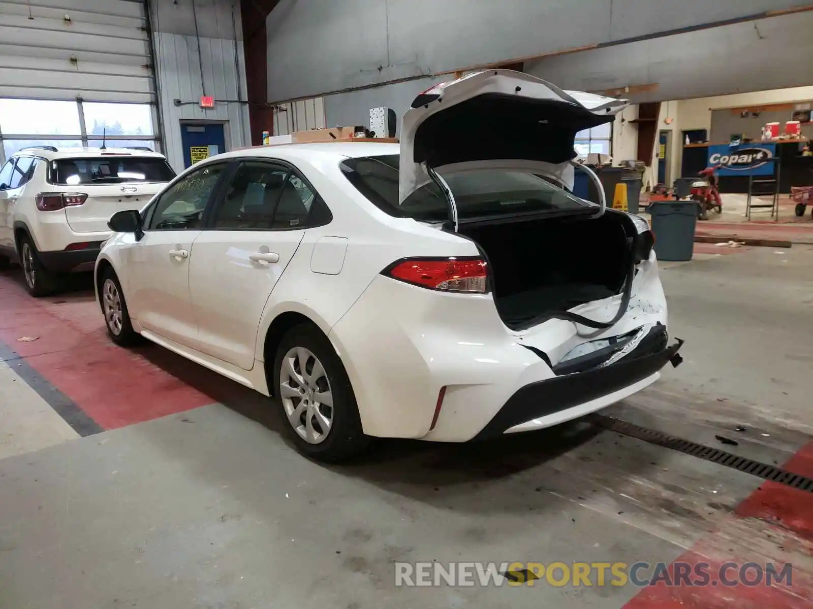 3 Photograph of a damaged car JTDEPRAE1LJ037637 TOYOTA COROLLA 2020