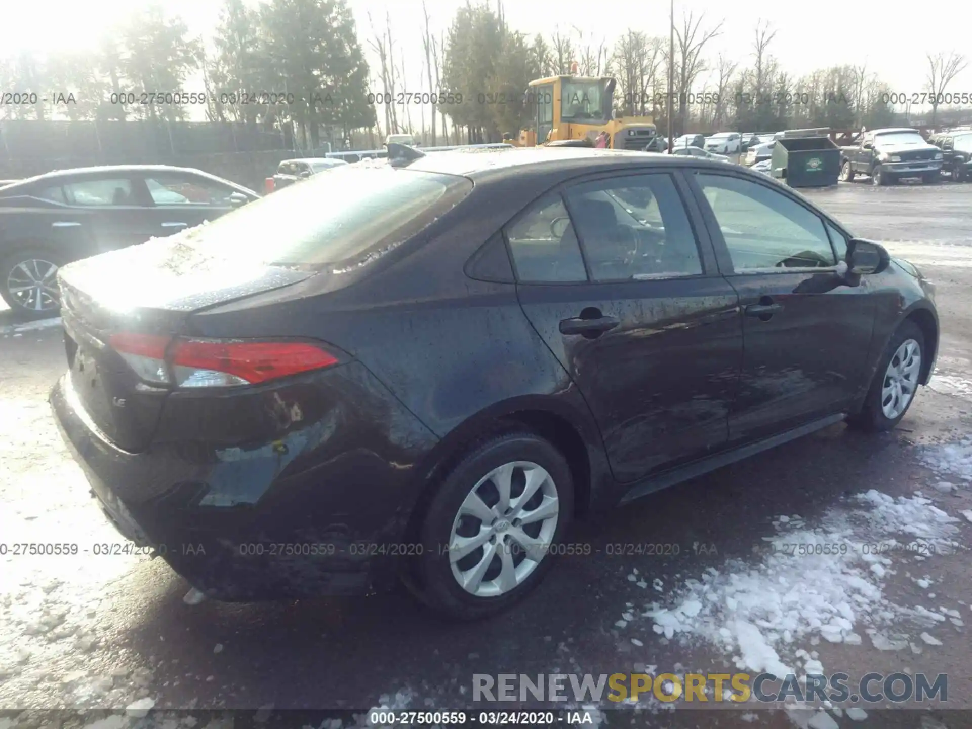 4 Photograph of a damaged car JTDEPRAE1LJ037671 TOYOTA COROLLA 2020