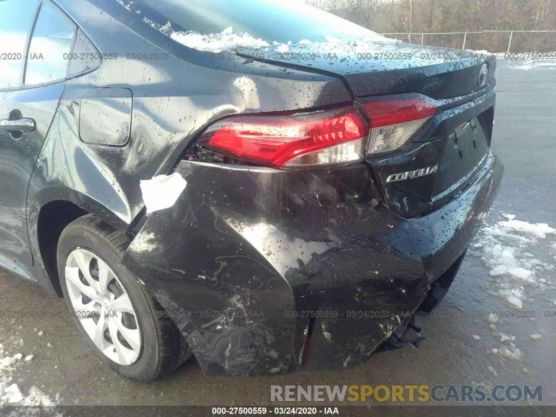 6 Photograph of a damaged car JTDEPRAE1LJ037671 TOYOTA COROLLA 2020