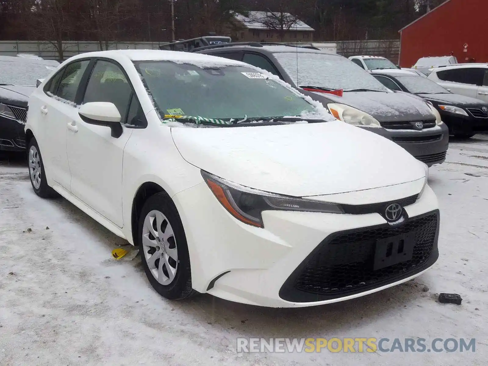 1 Photograph of a damaged car JTDEPRAE1LJ037847 TOYOTA COROLLA 2020