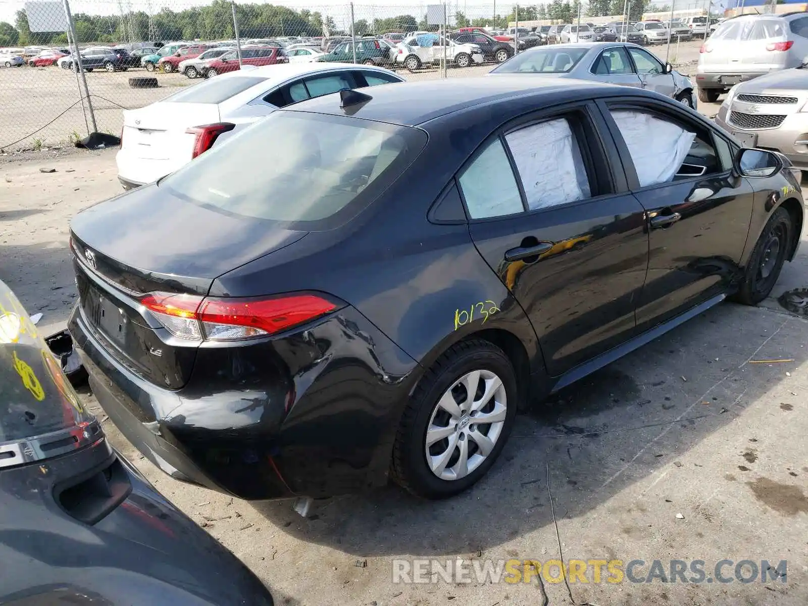 4 Photograph of a damaged car JTDEPRAE1LJ037895 TOYOTA COROLLA 2020