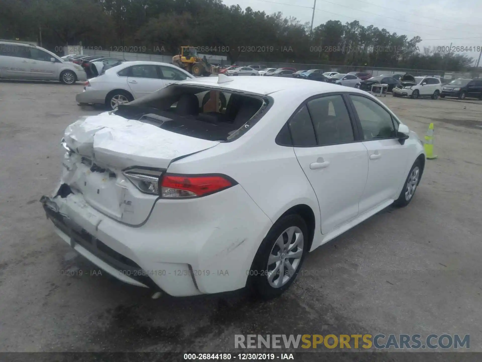 4 Photograph of a damaged car JTDEPRAE1LJ038089 TOYOTA COROLLA 2020