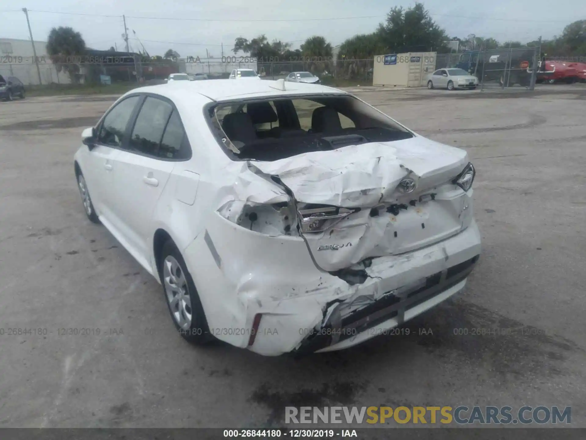 6 Photograph of a damaged car JTDEPRAE1LJ038089 TOYOTA COROLLA 2020