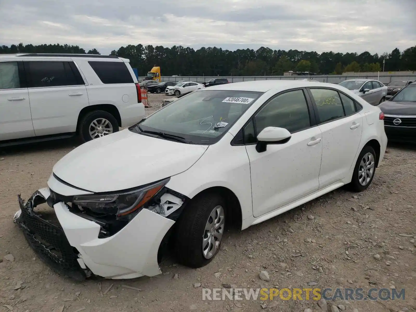 2 Photograph of a damaged car JTDEPRAE1LJ038335 TOYOTA COROLLA 2020