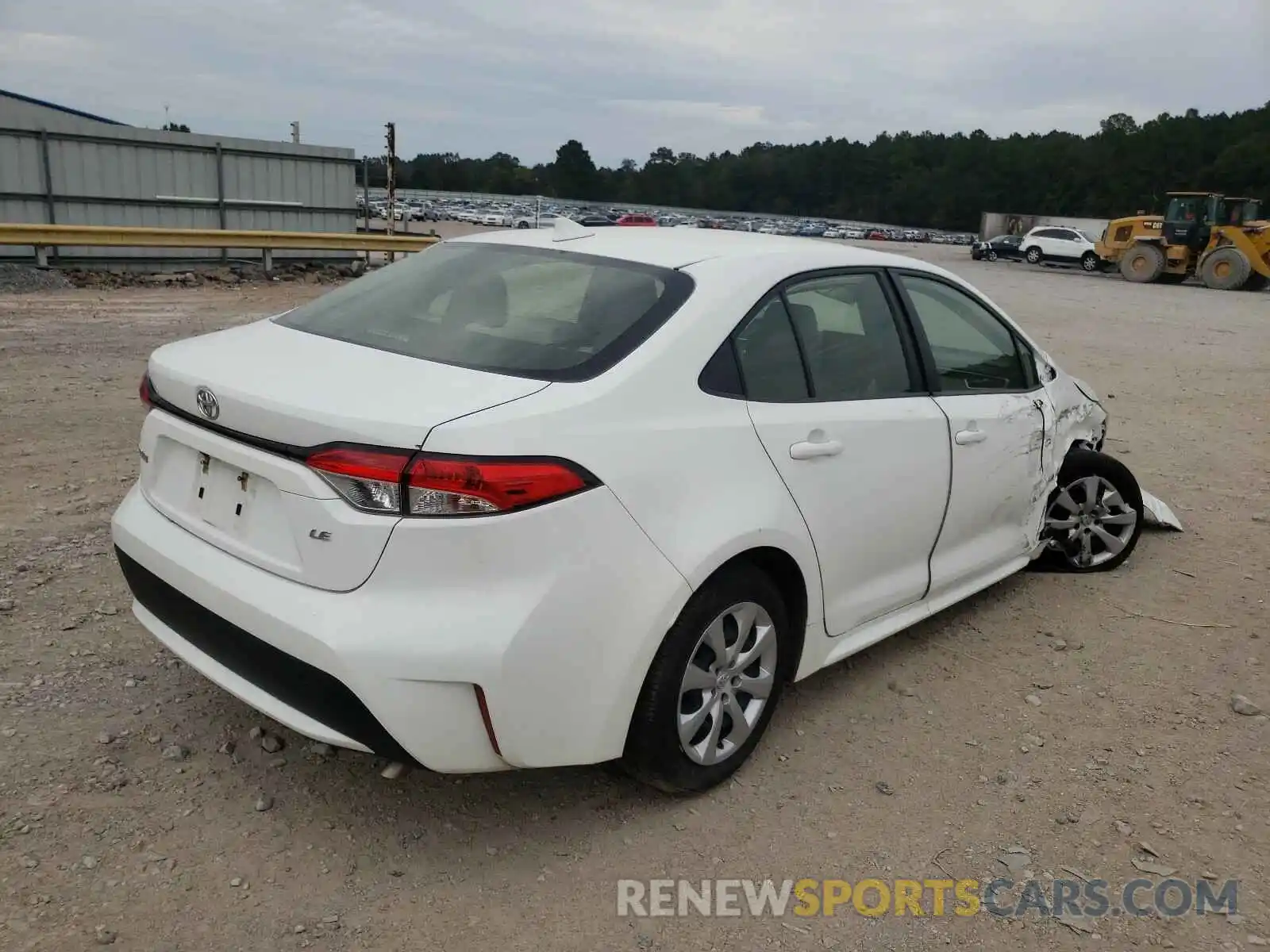 4 Photograph of a damaged car JTDEPRAE1LJ038335 TOYOTA COROLLA 2020