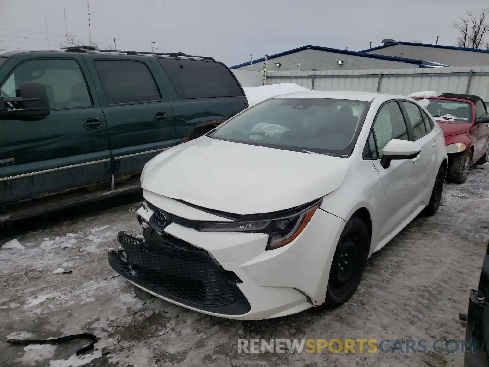 2 Photograph of a damaged car JTDEPRAE1LJ038979 TOYOTA COROLLA 2020