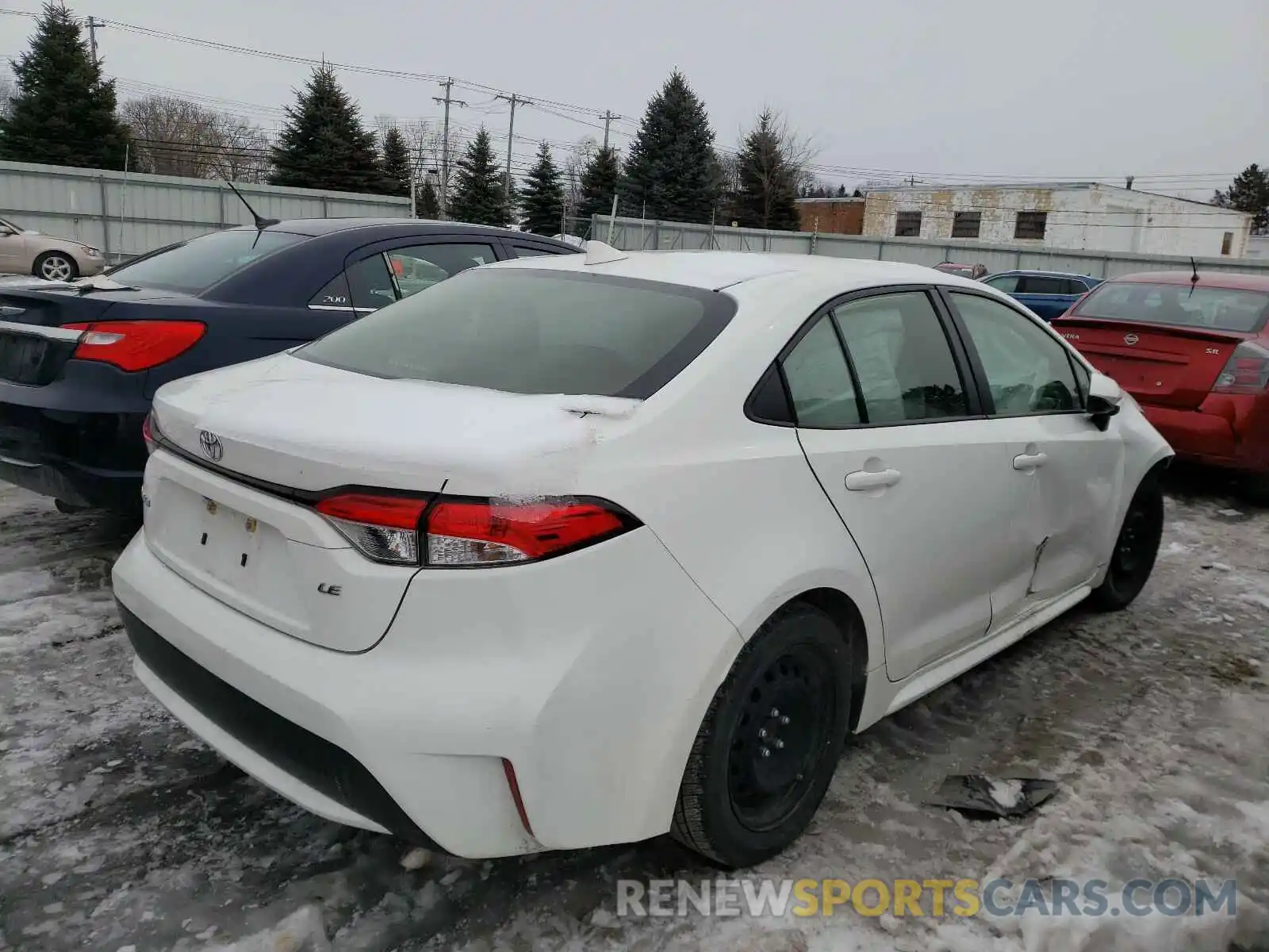 4 Photograph of a damaged car JTDEPRAE1LJ038979 TOYOTA COROLLA 2020