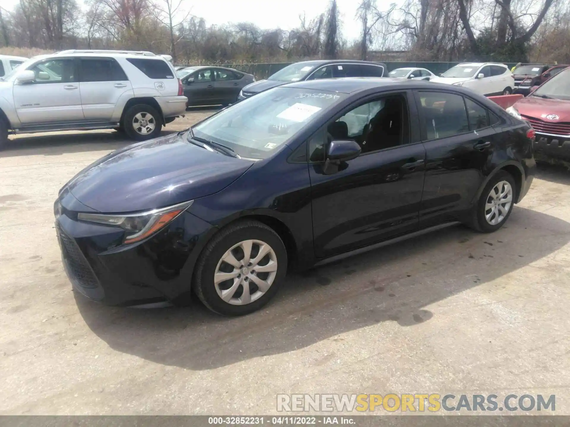 2 Photograph of a damaged car JTDEPRAE1LJ039355 TOYOTA COROLLA 2020