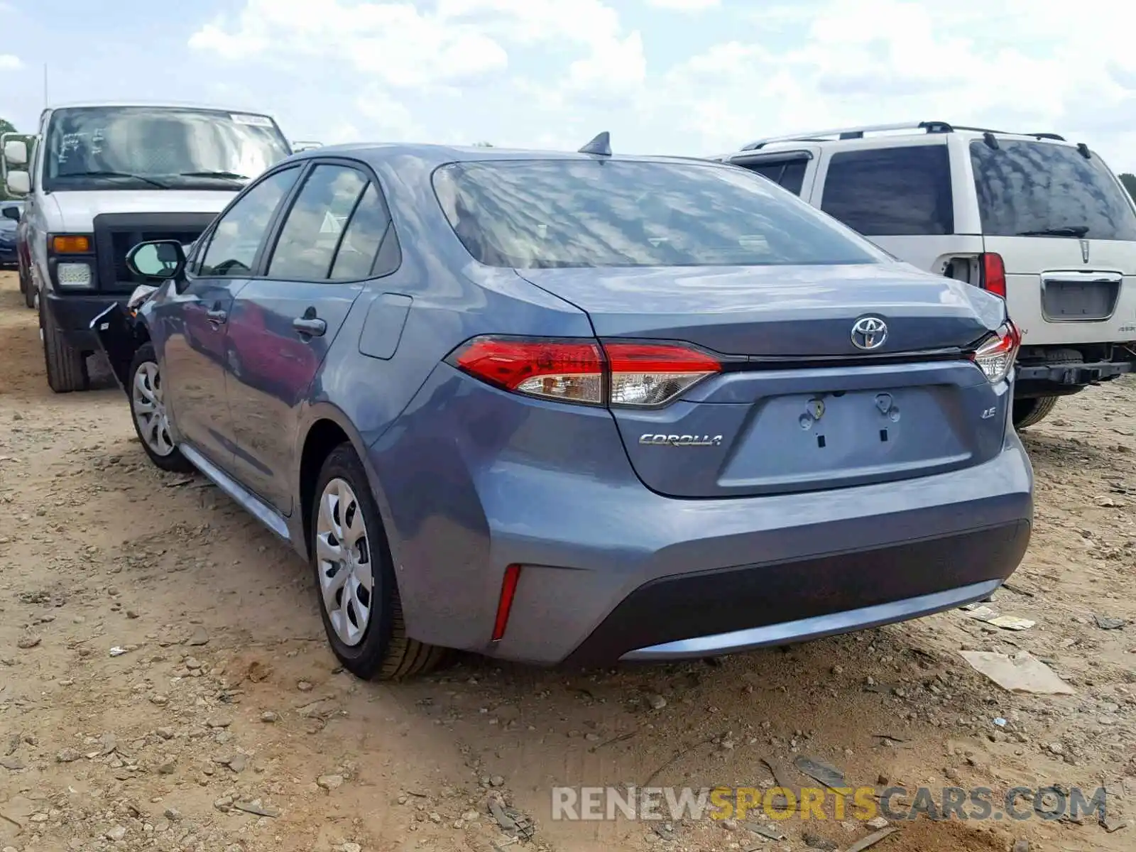 3 Photograph of a damaged car JTDEPRAE1LJ039646 TOYOTA COROLLA 2020