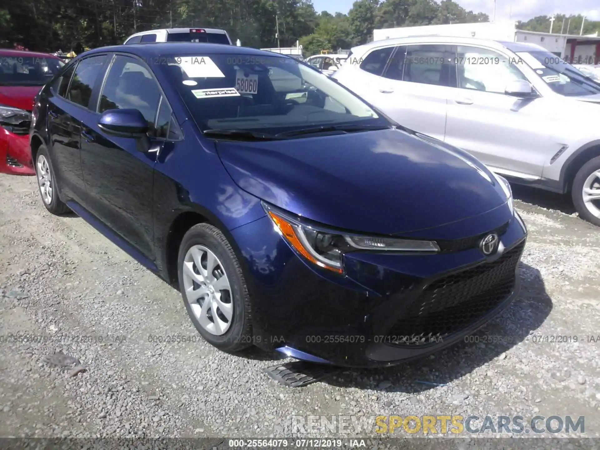 1 Photograph of a damaged car JTDEPRAE1LJ039825 TOYOTA COROLLA 2020