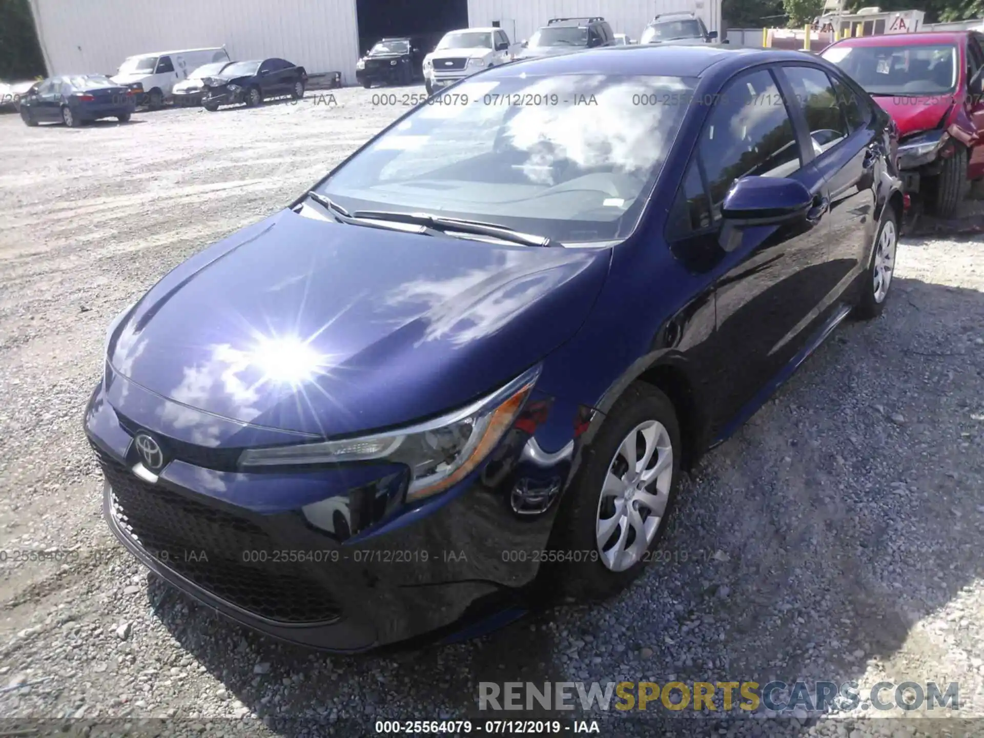 2 Photograph of a damaged car JTDEPRAE1LJ039825 TOYOTA COROLLA 2020