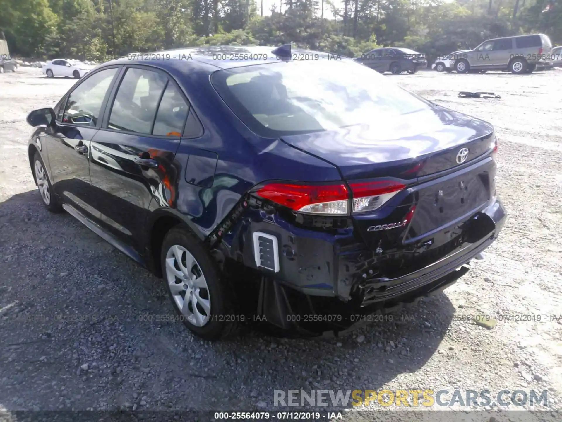 3 Photograph of a damaged car JTDEPRAE1LJ039825 TOYOTA COROLLA 2020