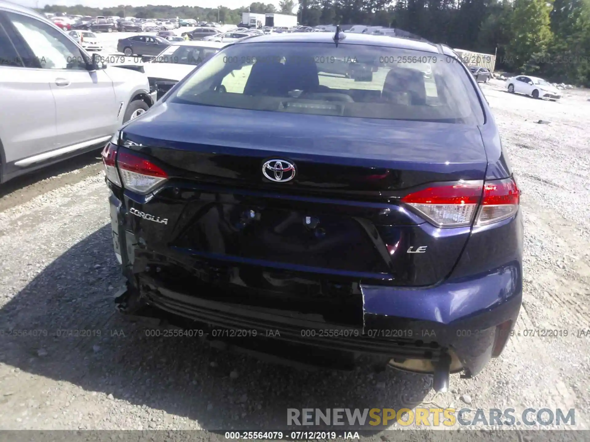 6 Photograph of a damaged car JTDEPRAE1LJ039825 TOYOTA COROLLA 2020