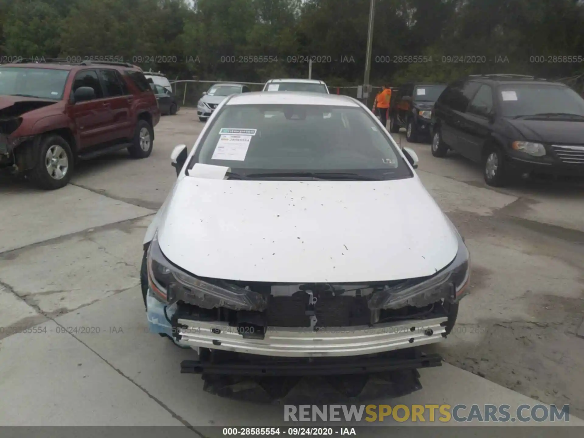 6 Photograph of a damaged car JTDEPRAE1LJ039923 TOYOTA COROLLA 2020