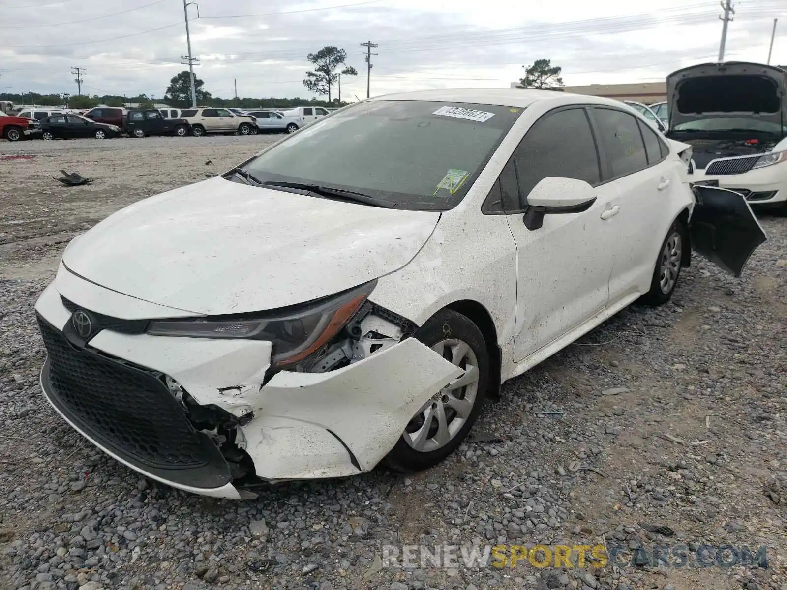 2 Photograph of a damaged car JTDEPRAE1LJ039940 TOYOTA COROLLA 2020