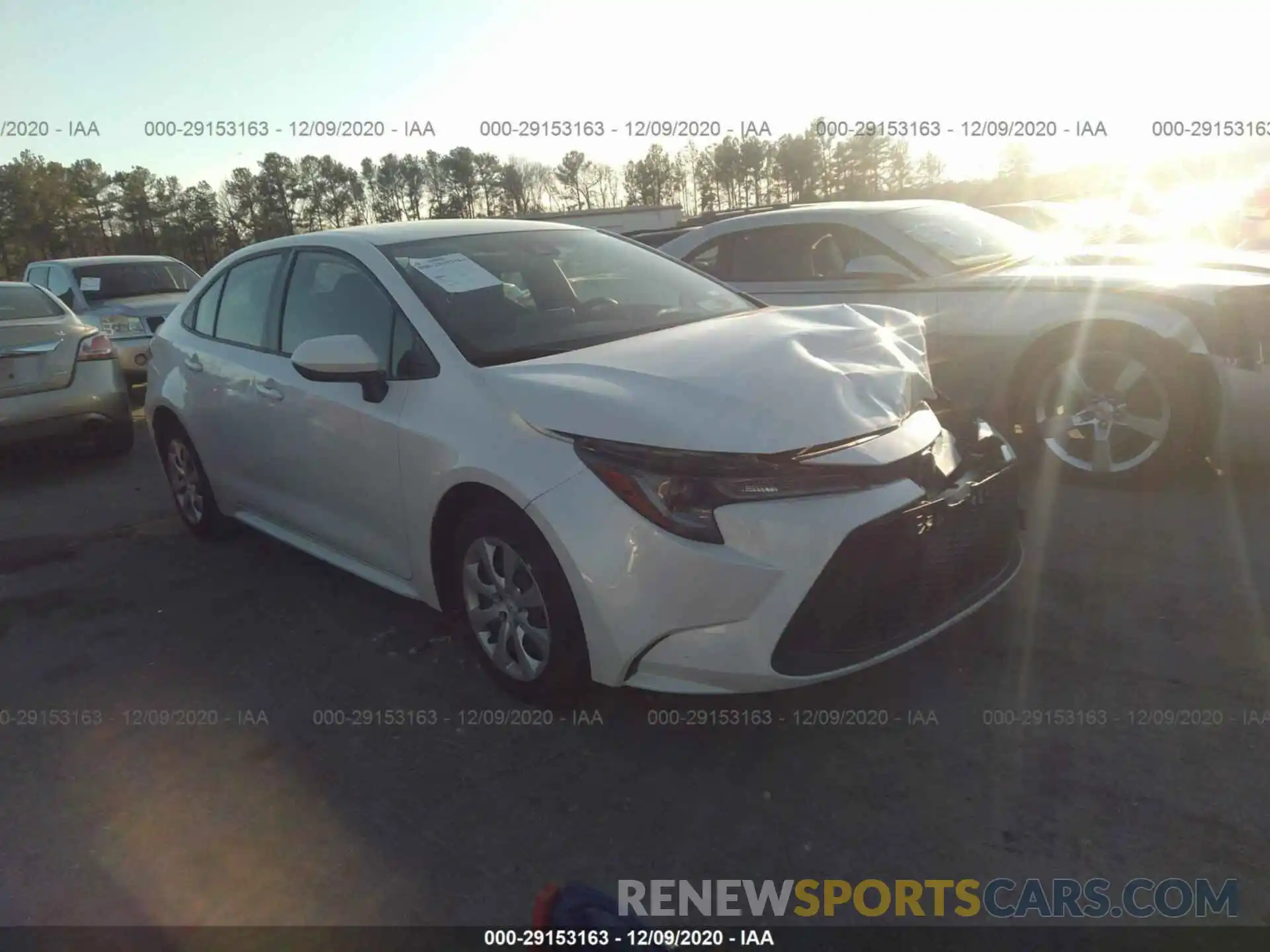 1 Photograph of a damaged car JTDEPRAE1LJ040053 TOYOTA COROLLA 2020