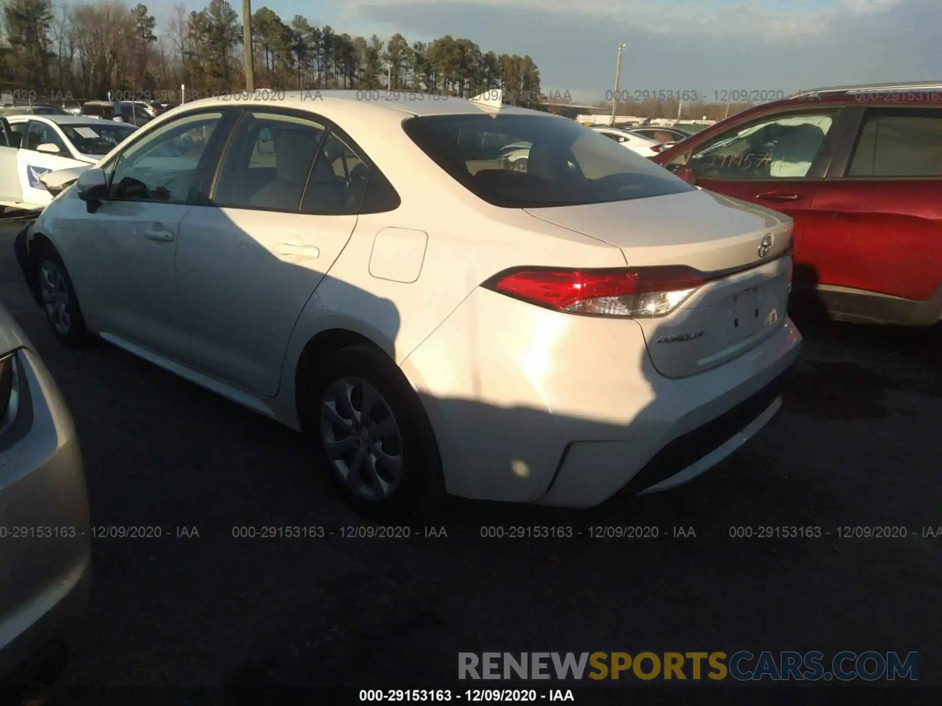 3 Photograph of a damaged car JTDEPRAE1LJ040053 TOYOTA COROLLA 2020