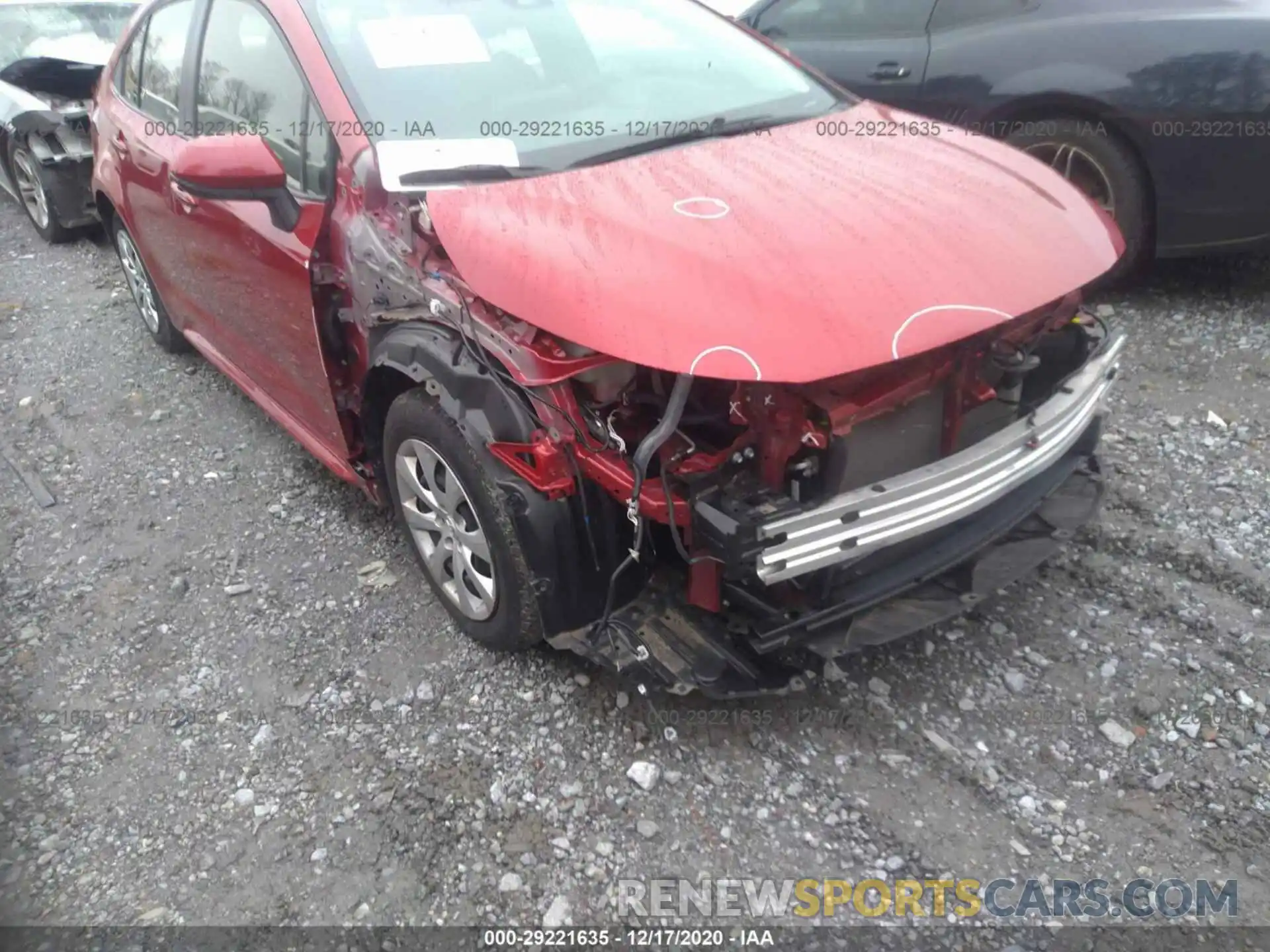 6 Photograph of a damaged car JTDEPRAE1LJ040201 TOYOTA COROLLA 2020