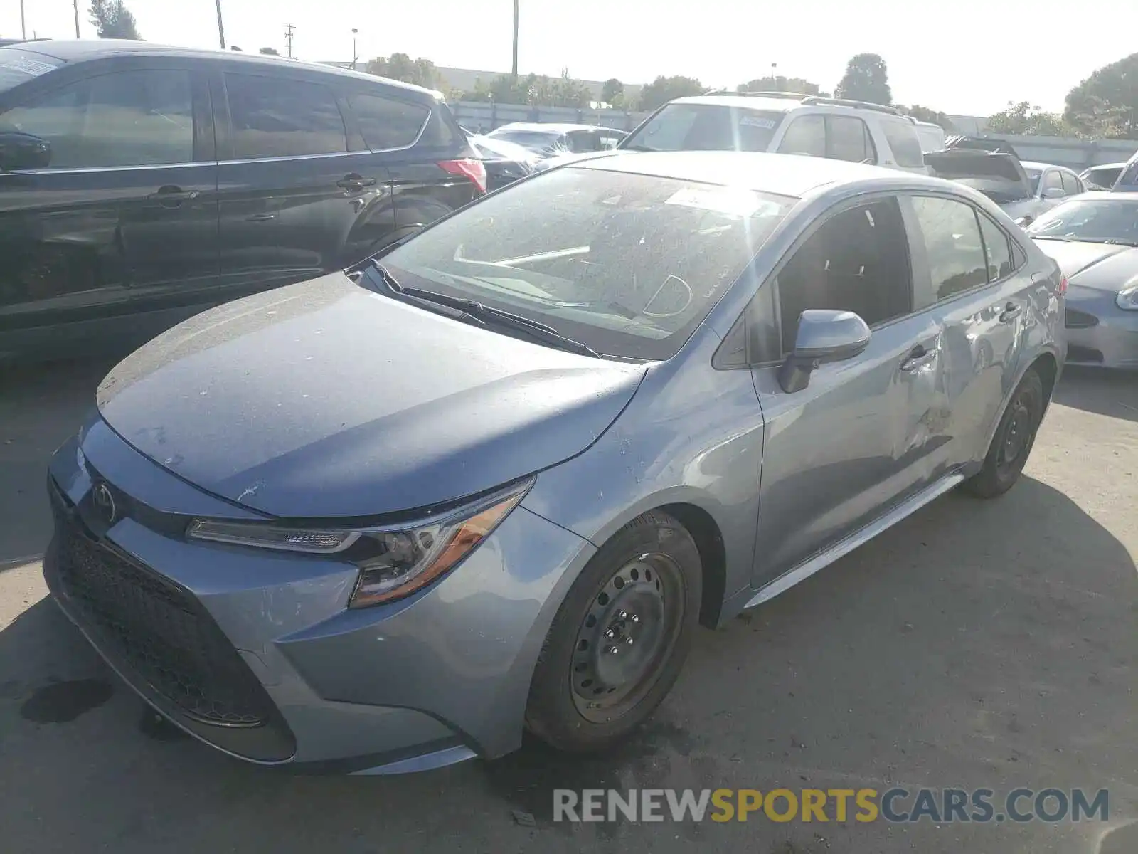 2 Photograph of a damaged car JTDEPRAE1LJ040716 TOYOTA COROLLA 2020