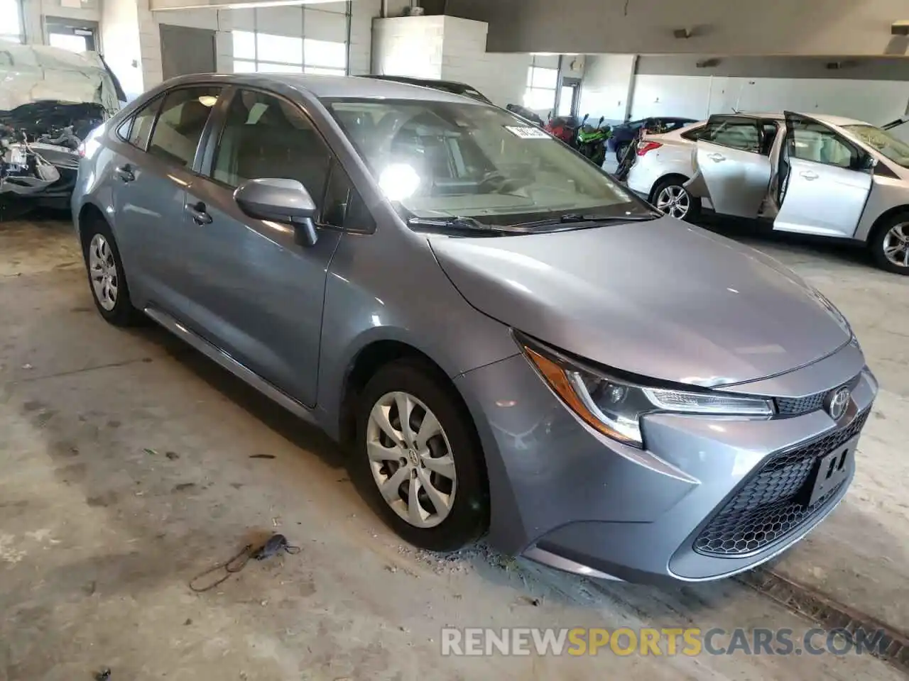 1 Photograph of a damaged car JTDEPRAE1LJ041154 TOYOTA COROLLA 2020