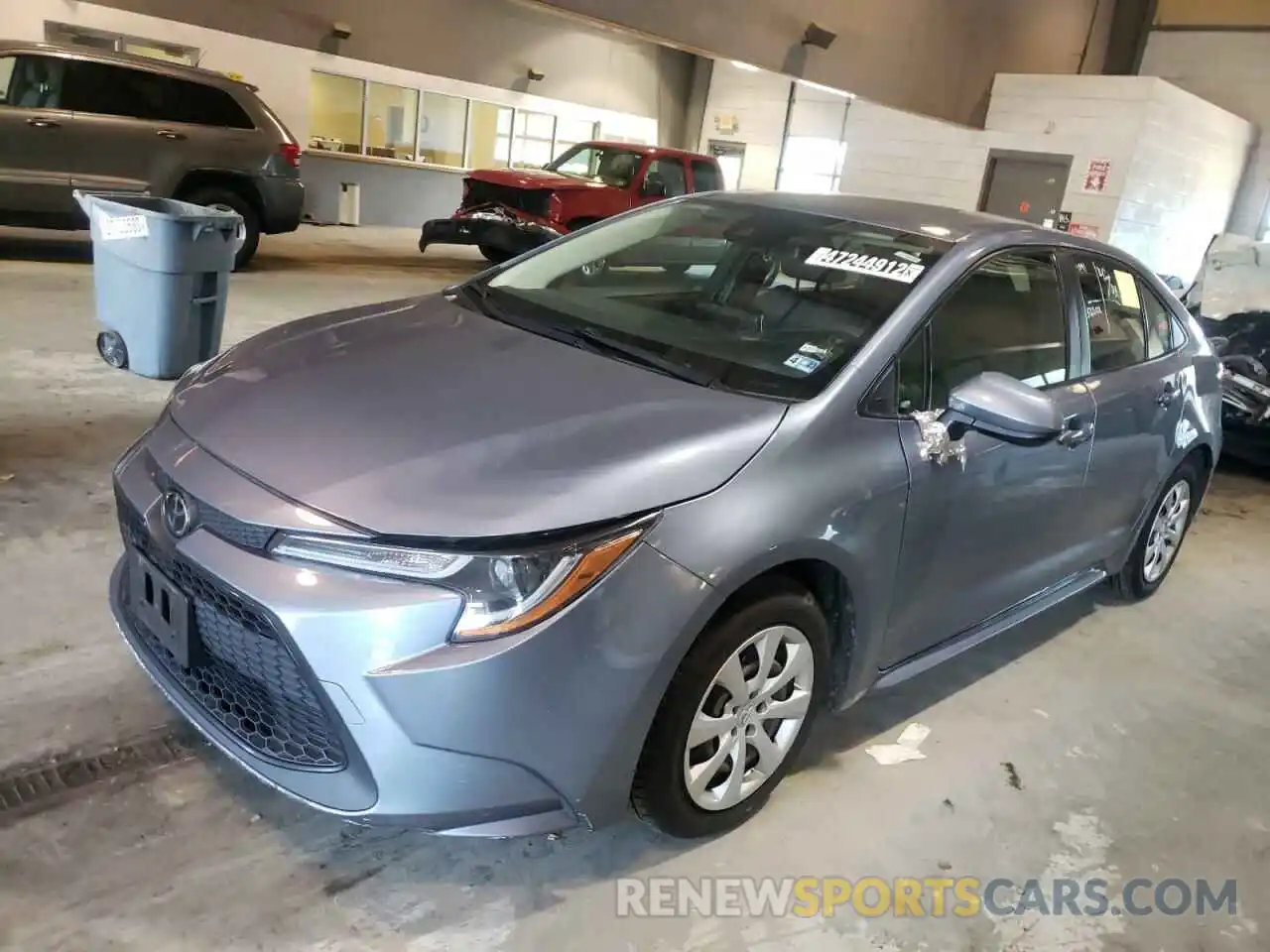 2 Photograph of a damaged car JTDEPRAE1LJ041154 TOYOTA COROLLA 2020