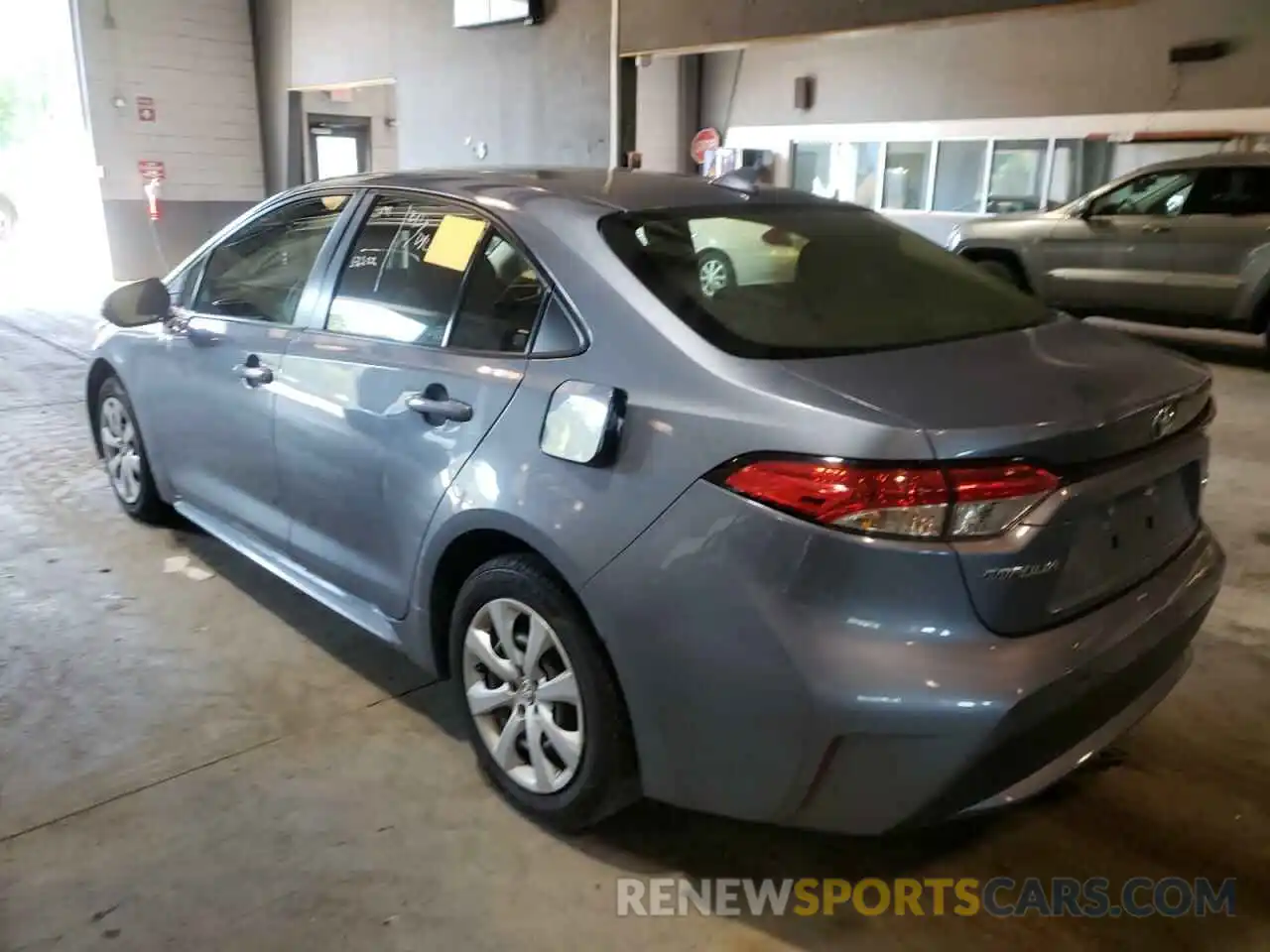 3 Photograph of a damaged car JTDEPRAE1LJ041154 TOYOTA COROLLA 2020