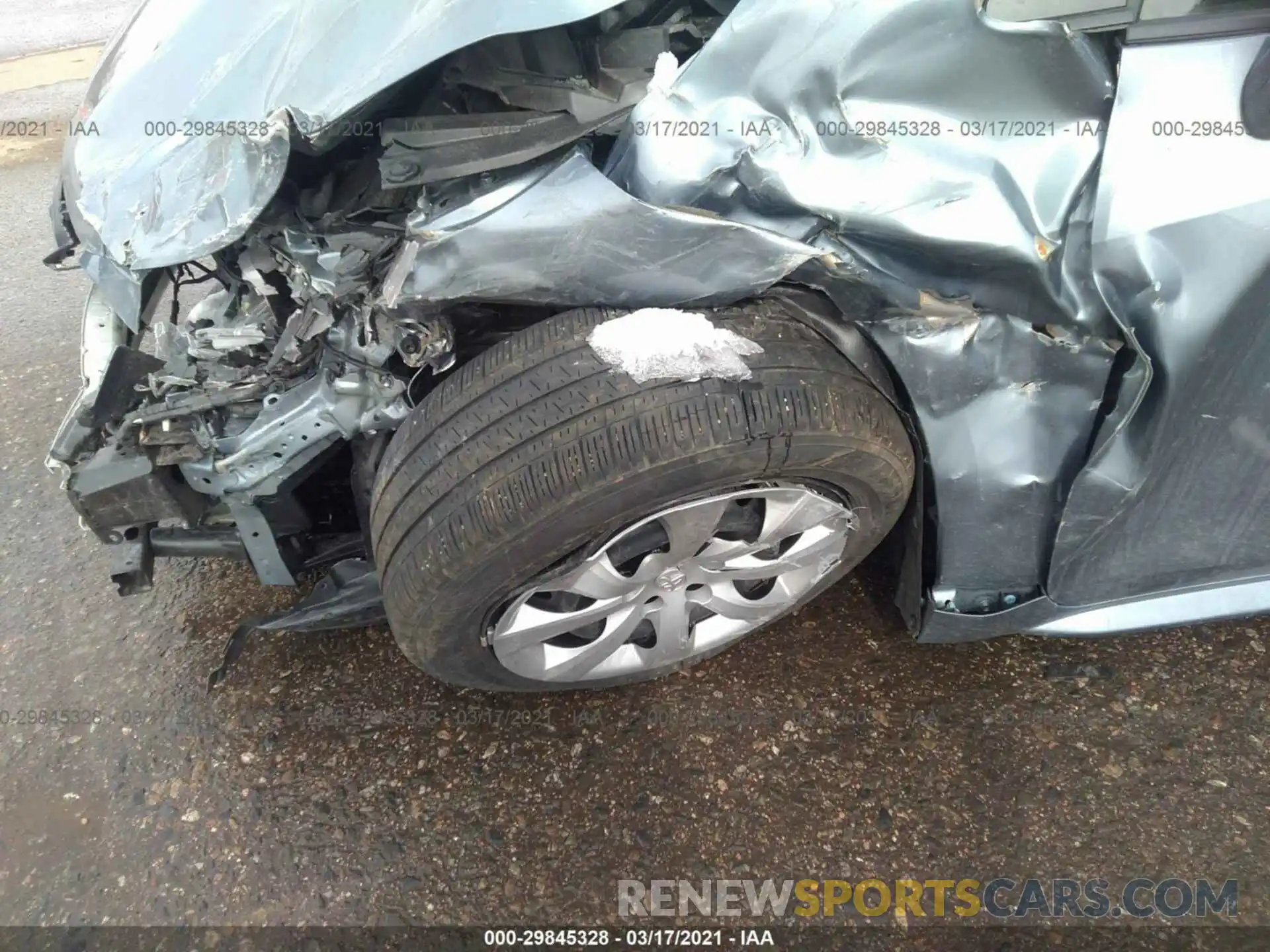 13 Photograph of a damaged car JTDEPRAE1LJ041204 TOYOTA COROLLA 2020