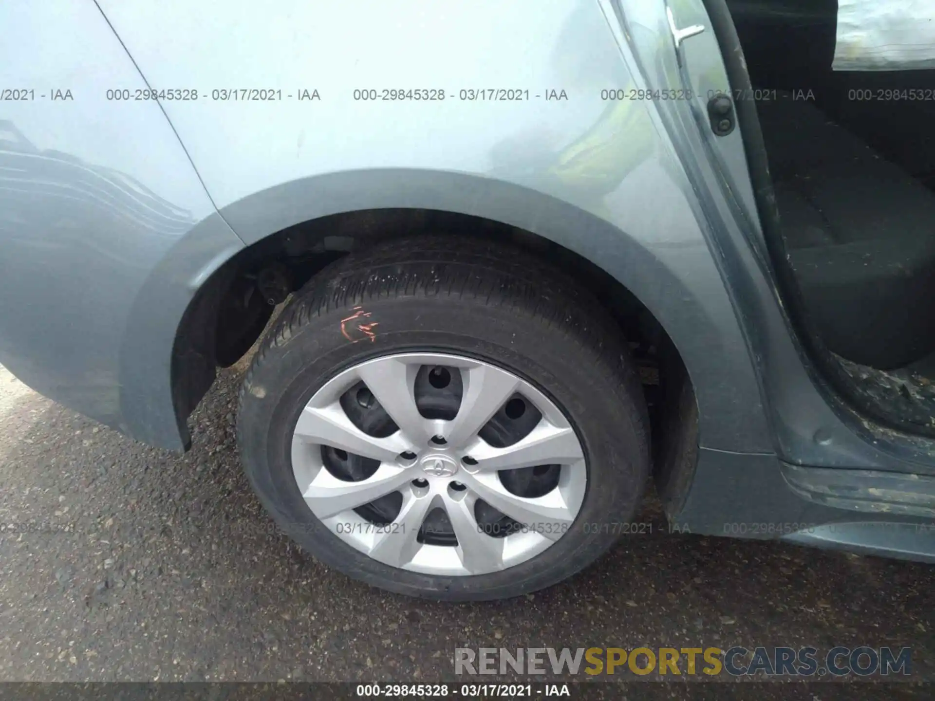 16 Photograph of a damaged car JTDEPRAE1LJ041204 TOYOTA COROLLA 2020