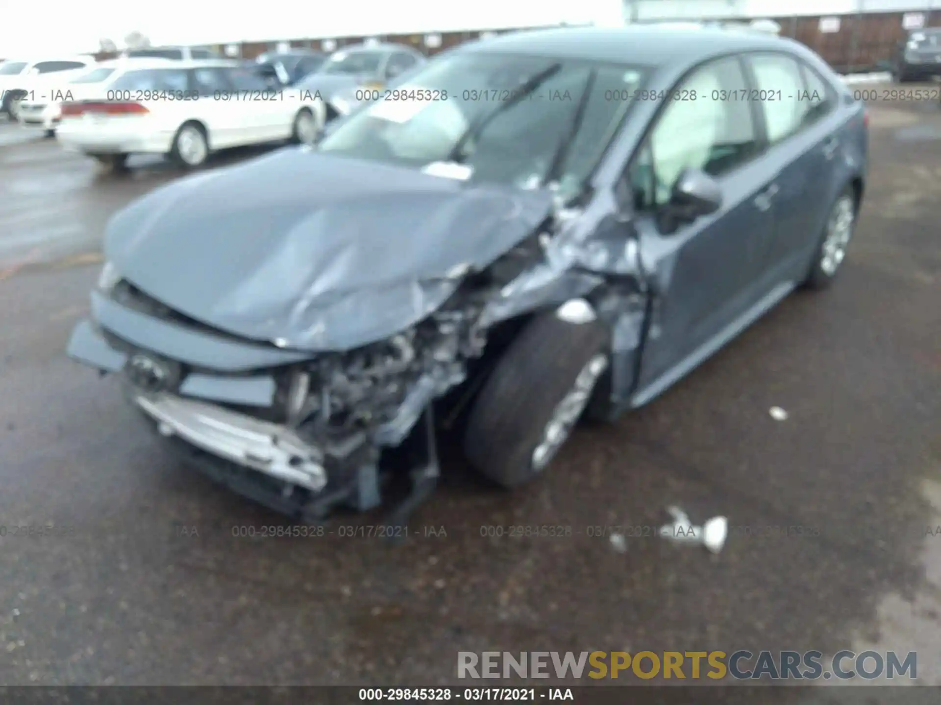 6 Photograph of a damaged car JTDEPRAE1LJ041204 TOYOTA COROLLA 2020