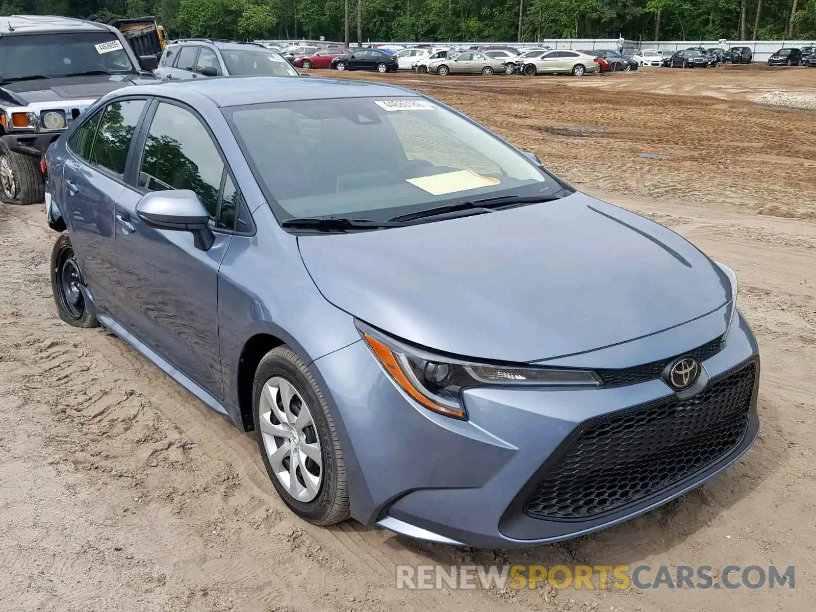 1 Photograph of a damaged car JTDEPRAE1LJ041218 TOYOTA COROLLA 2020