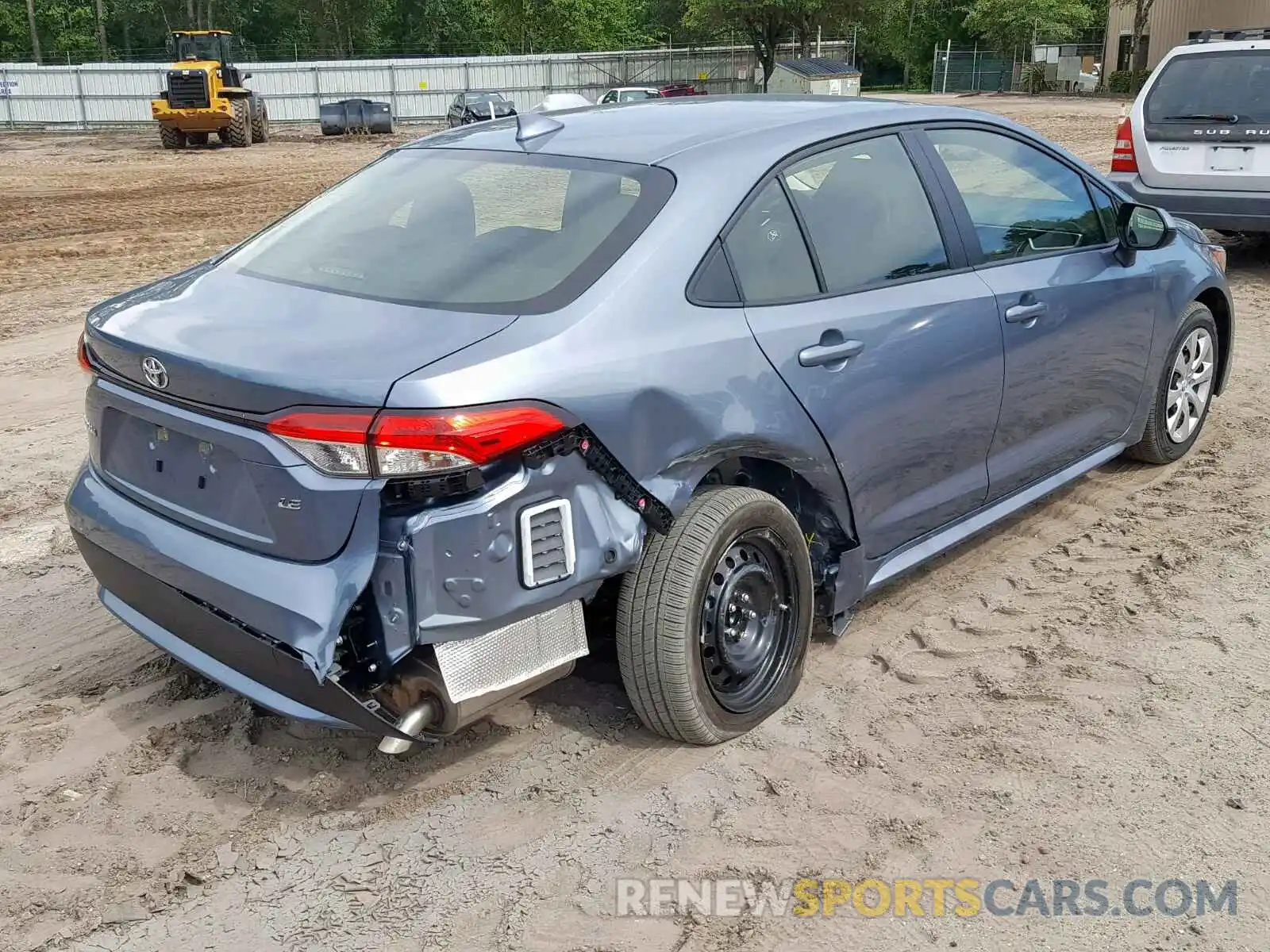 4 Photograph of a damaged car JTDEPRAE1LJ041218 TOYOTA COROLLA 2020