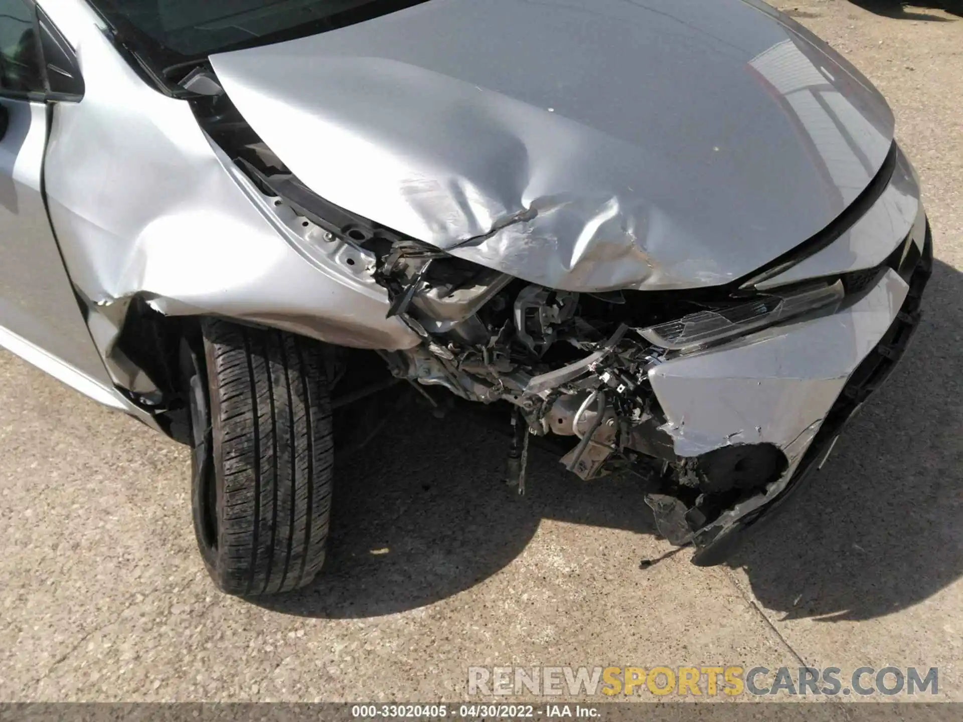 6 Photograph of a damaged car JTDEPRAE1LJ041221 TOYOTA COROLLA 2020