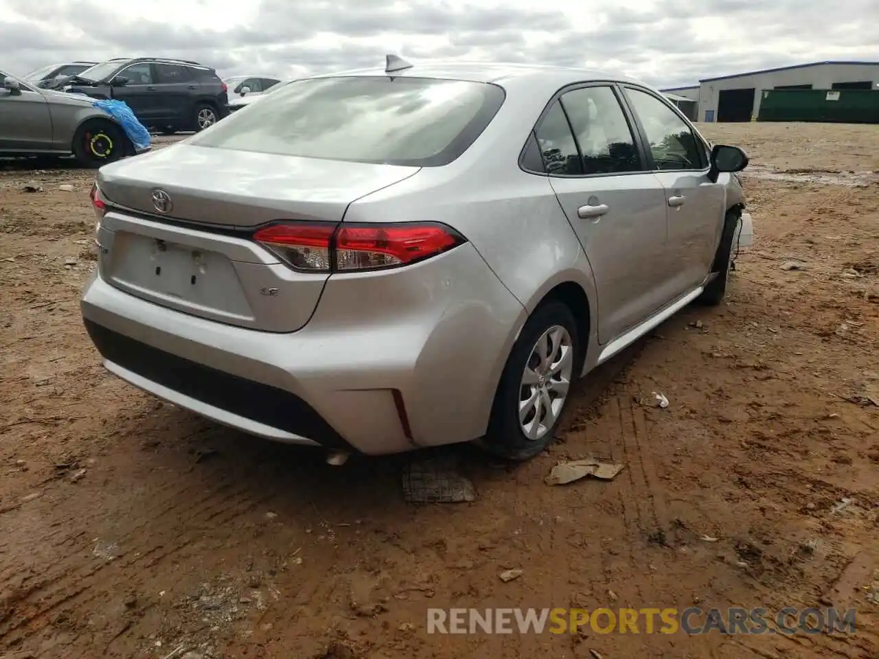 4 Photograph of a damaged car JTDEPRAE1LJ041512 TOYOTA COROLLA 2020