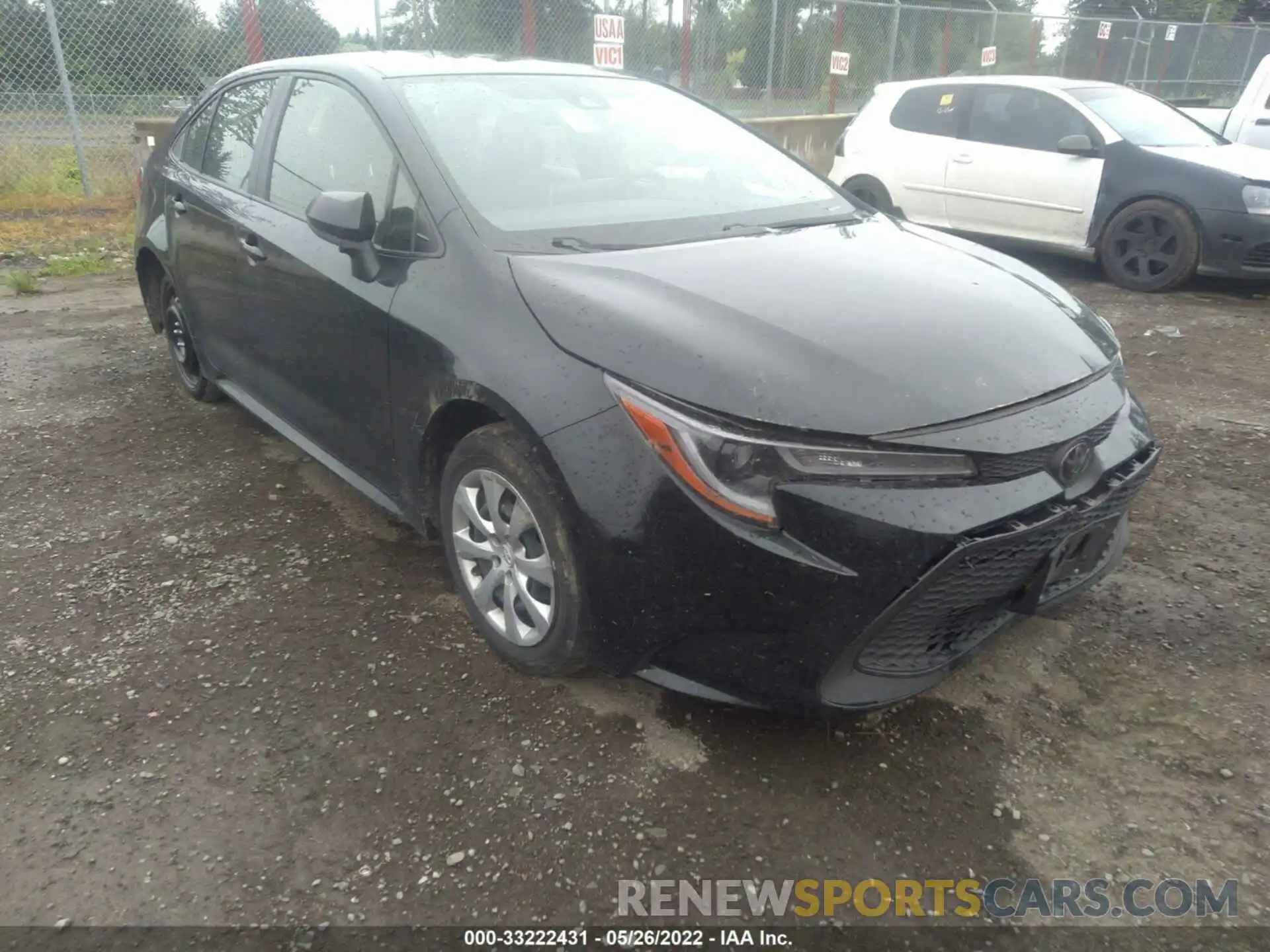 1 Photograph of a damaged car JTDEPRAE1LJ042109 TOYOTA COROLLA 2020