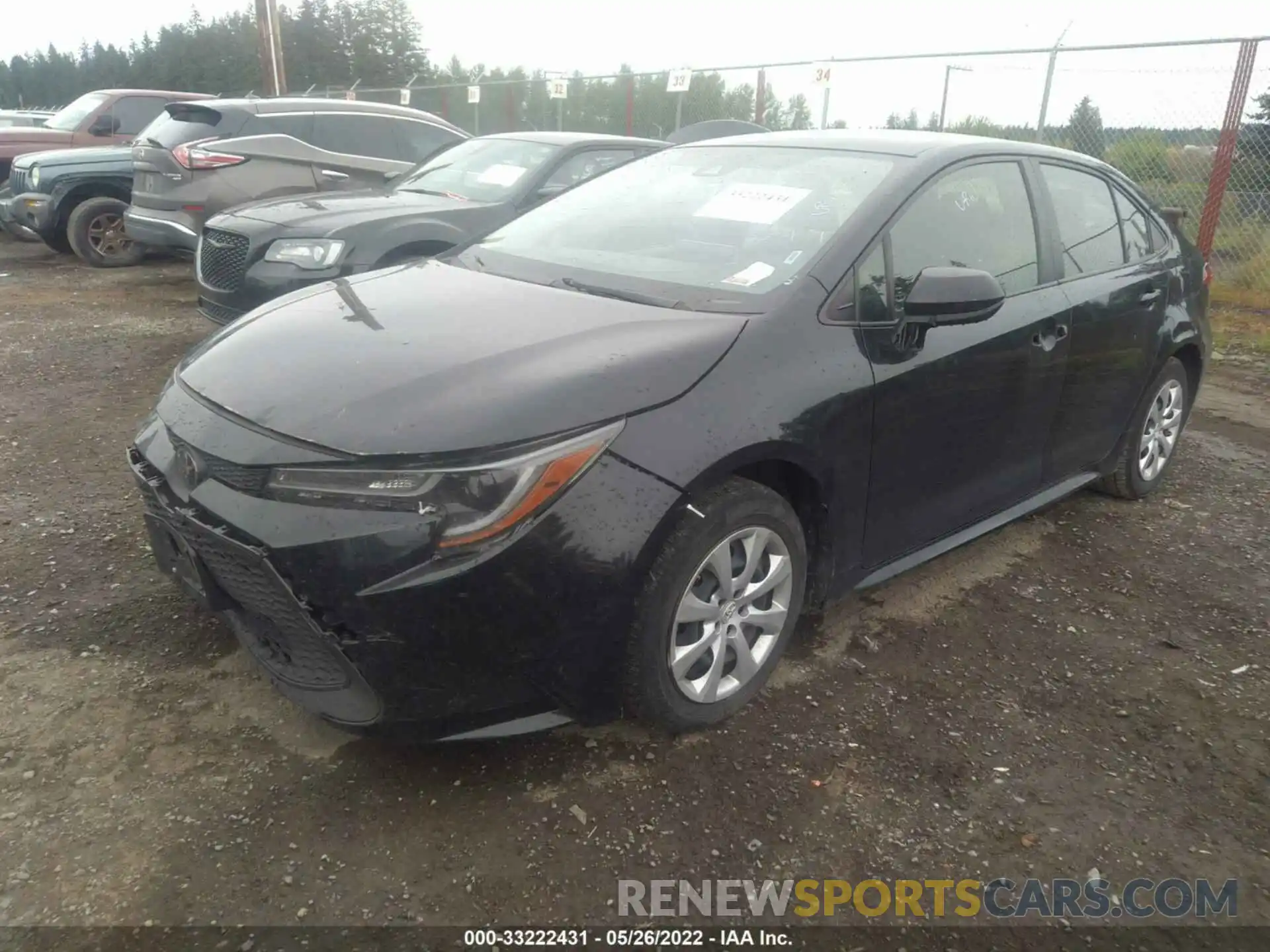 2 Photograph of a damaged car JTDEPRAE1LJ042109 TOYOTA COROLLA 2020