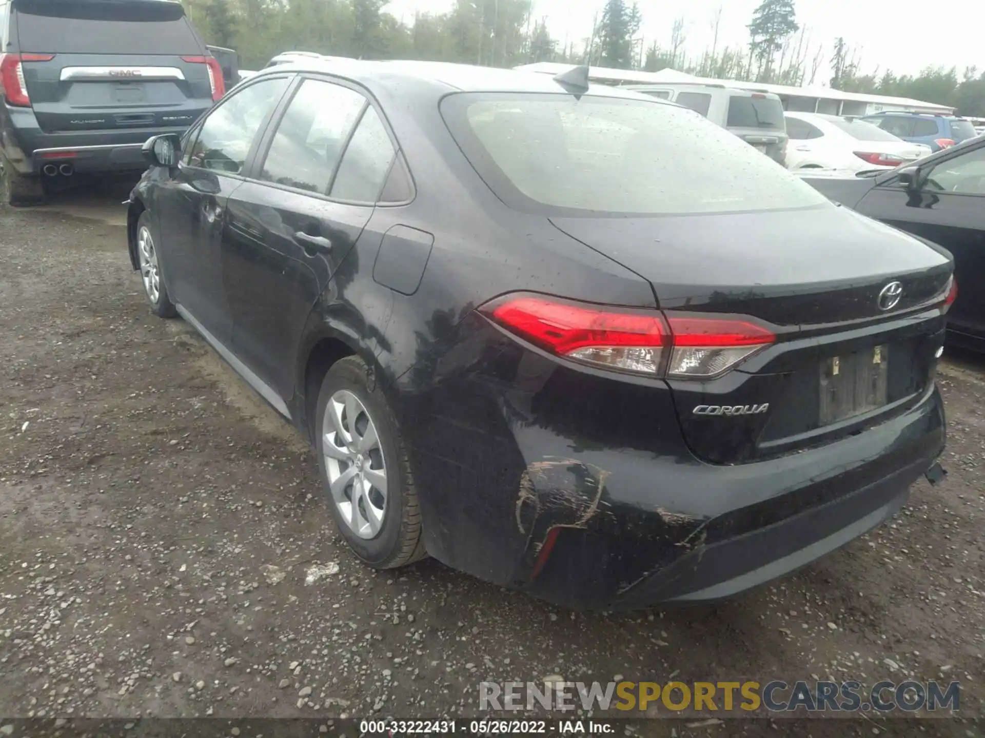 3 Photograph of a damaged car JTDEPRAE1LJ042109 TOYOTA COROLLA 2020